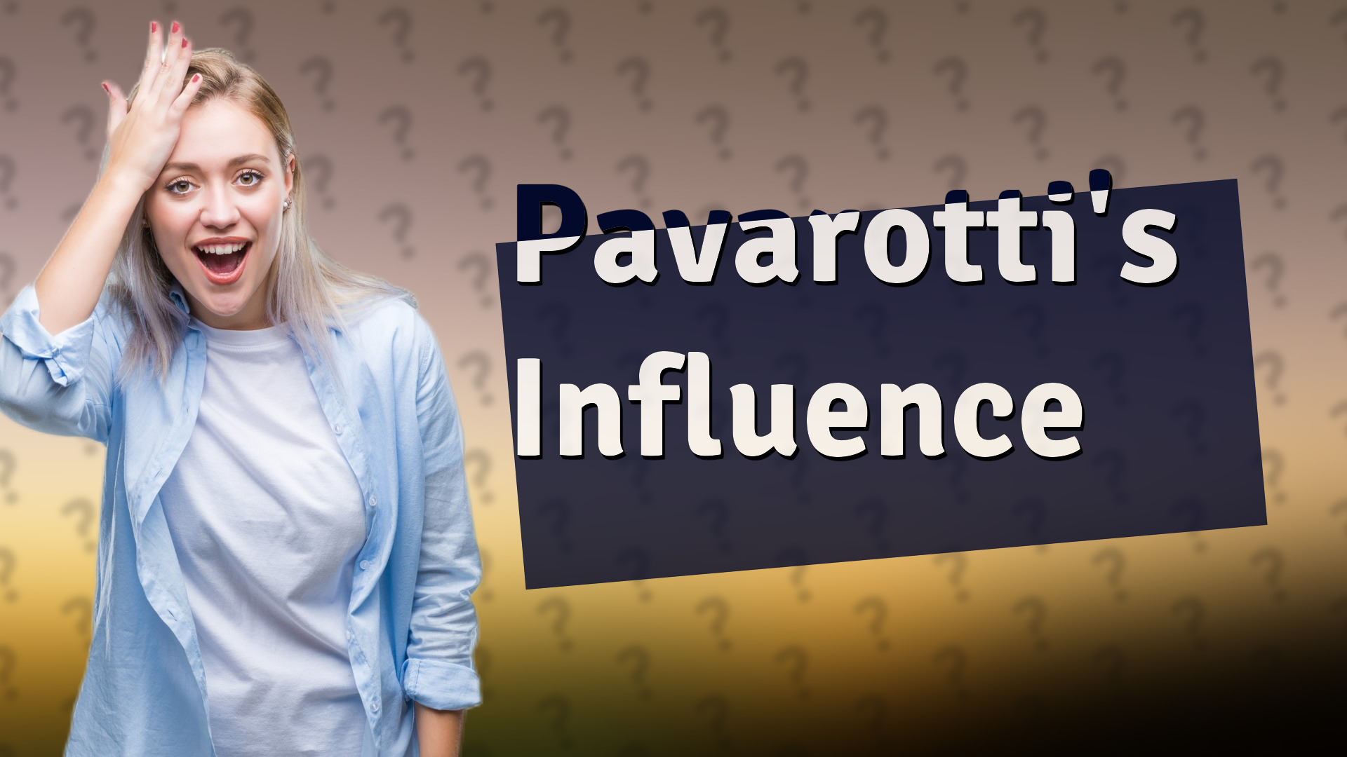 Pavarotti's Influence