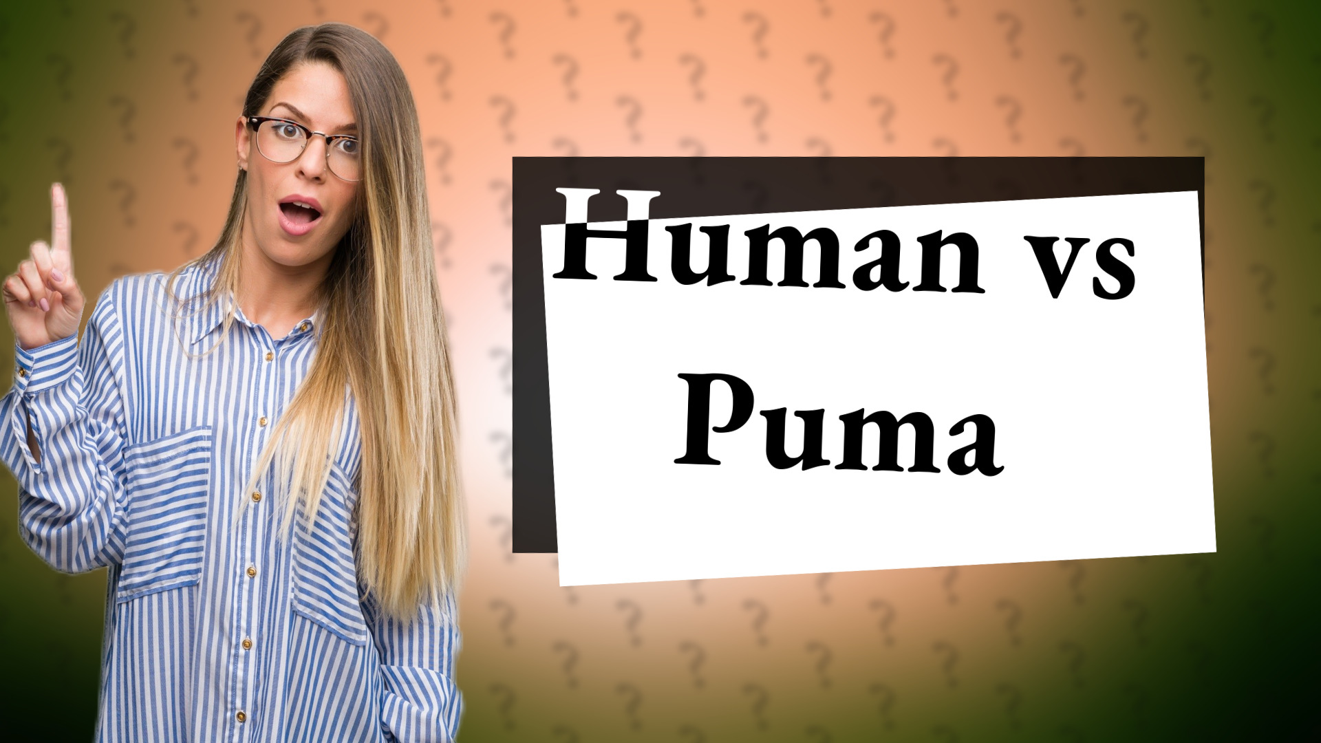 Human vs Puma