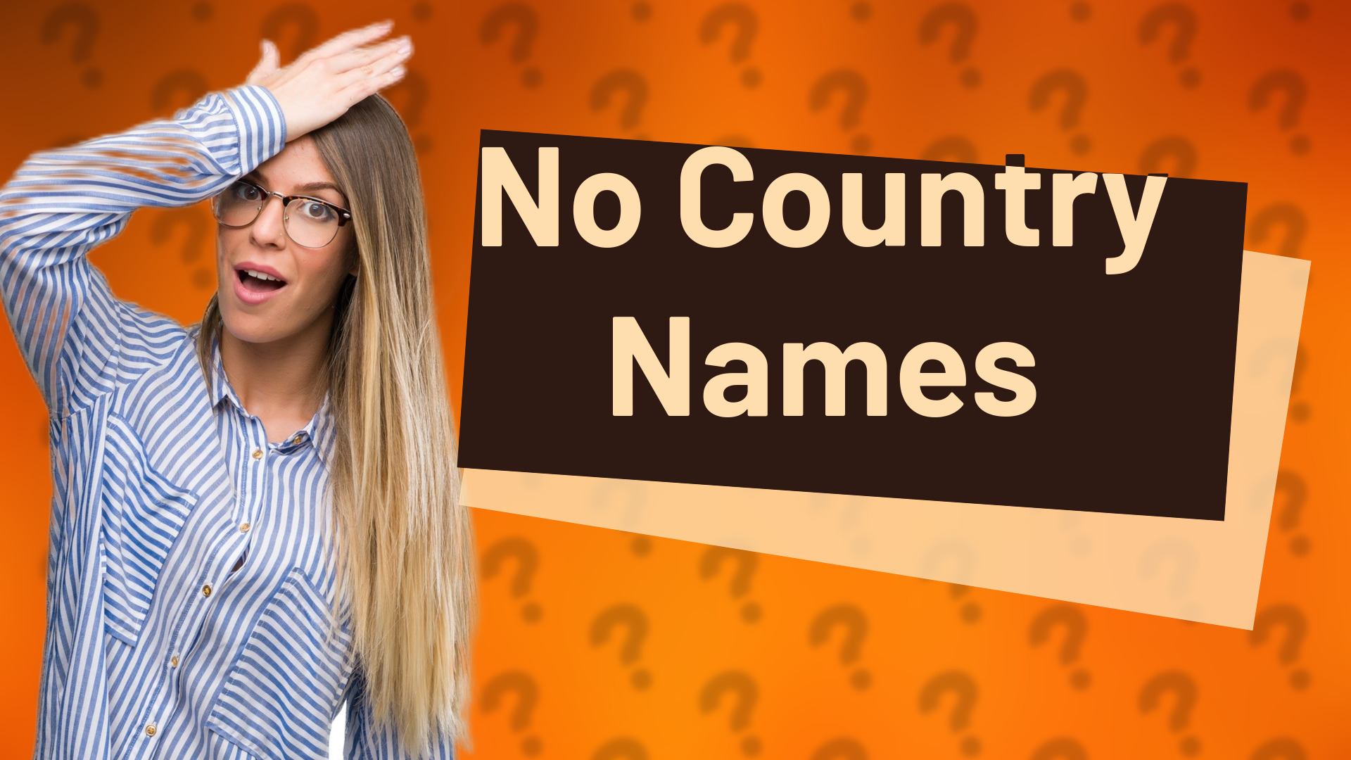 No Country Names