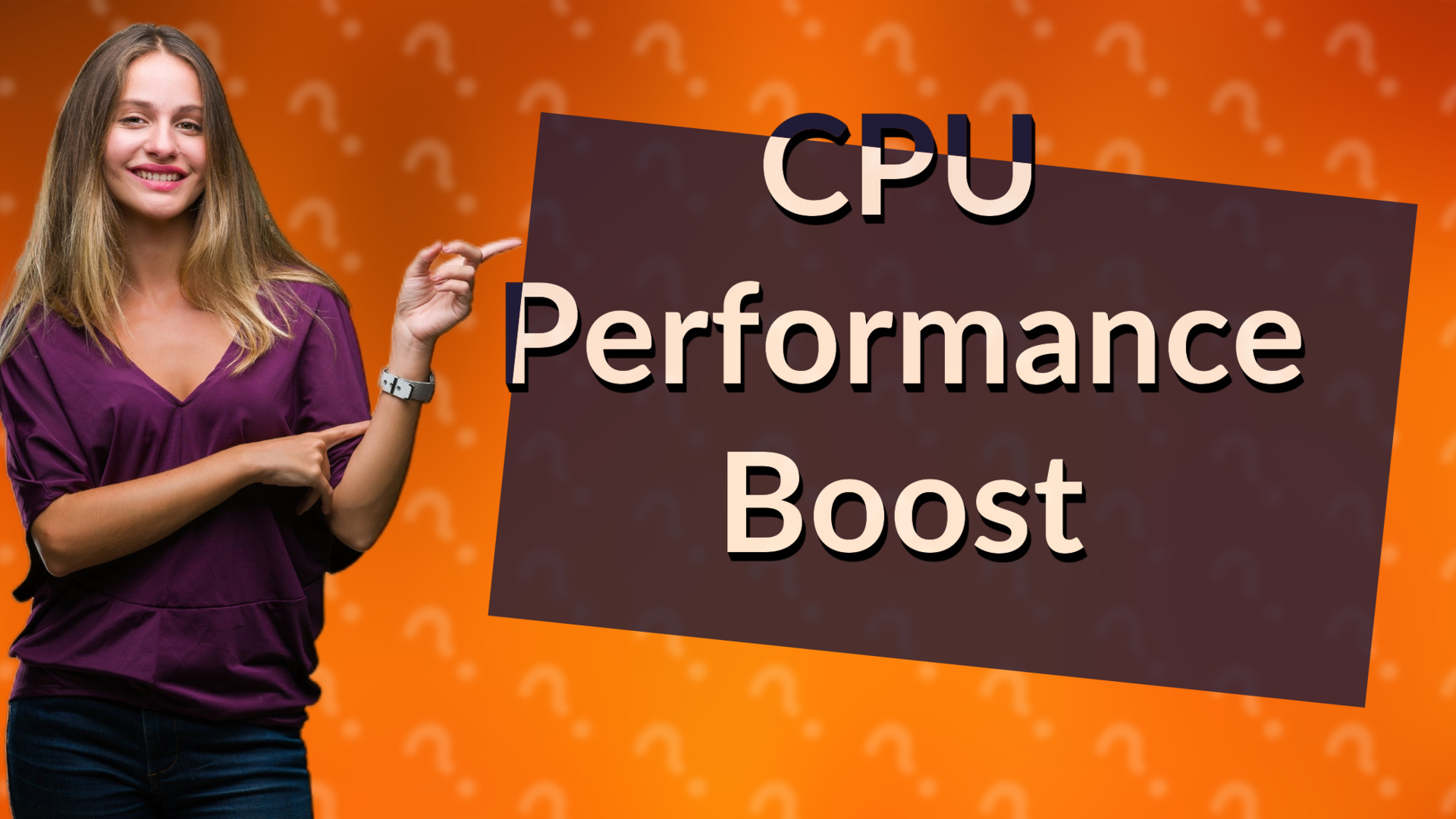 CPU Performance Boost