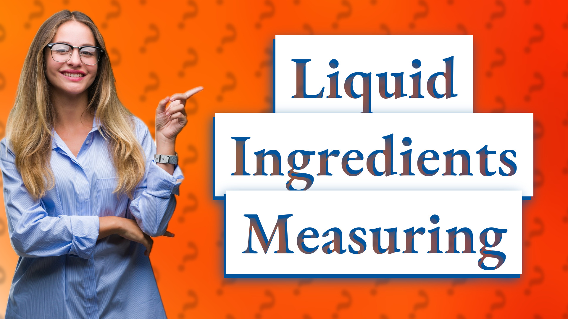 Liquid Ingredients Measuring