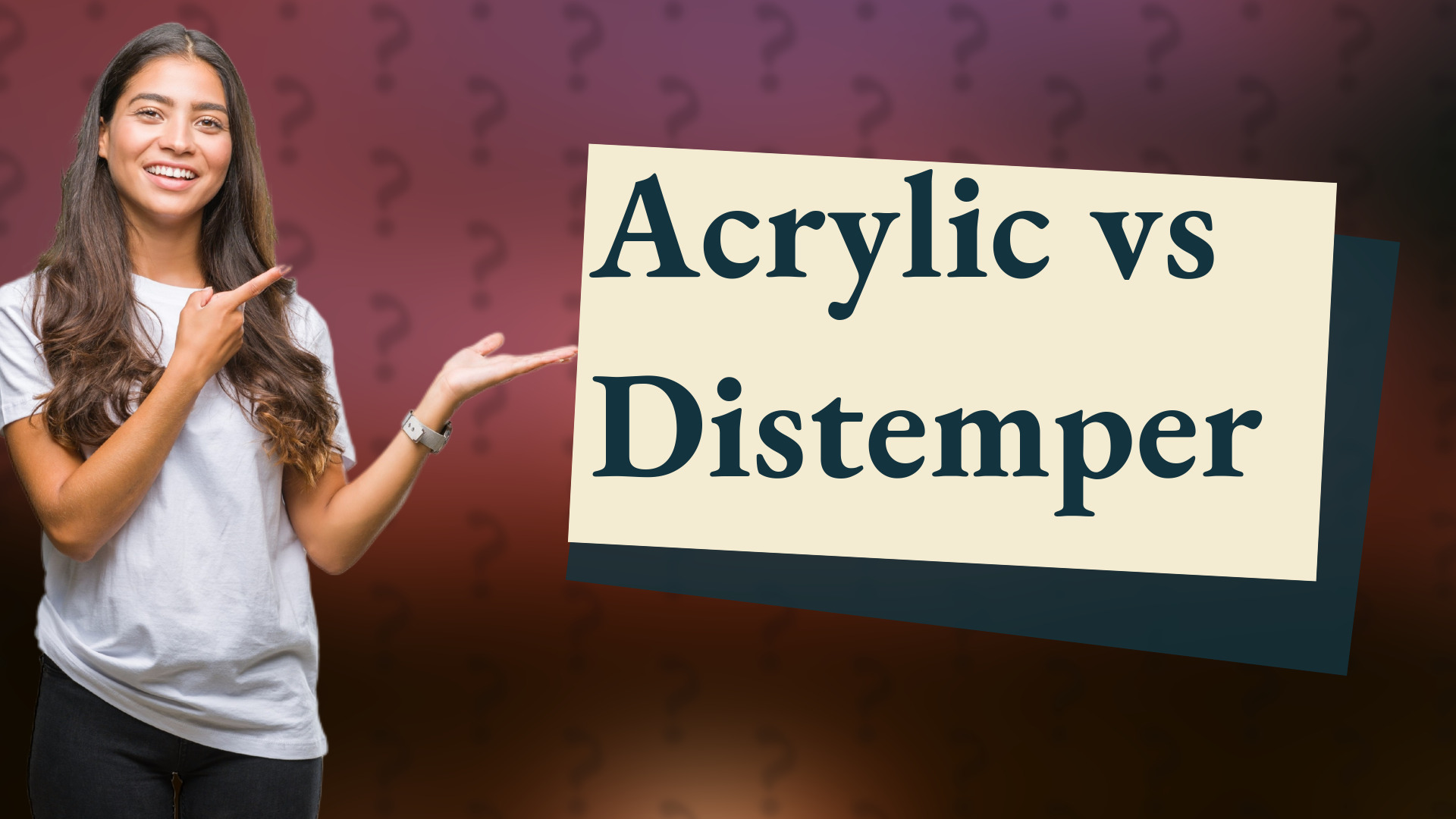 Acrylic vs Distemper
