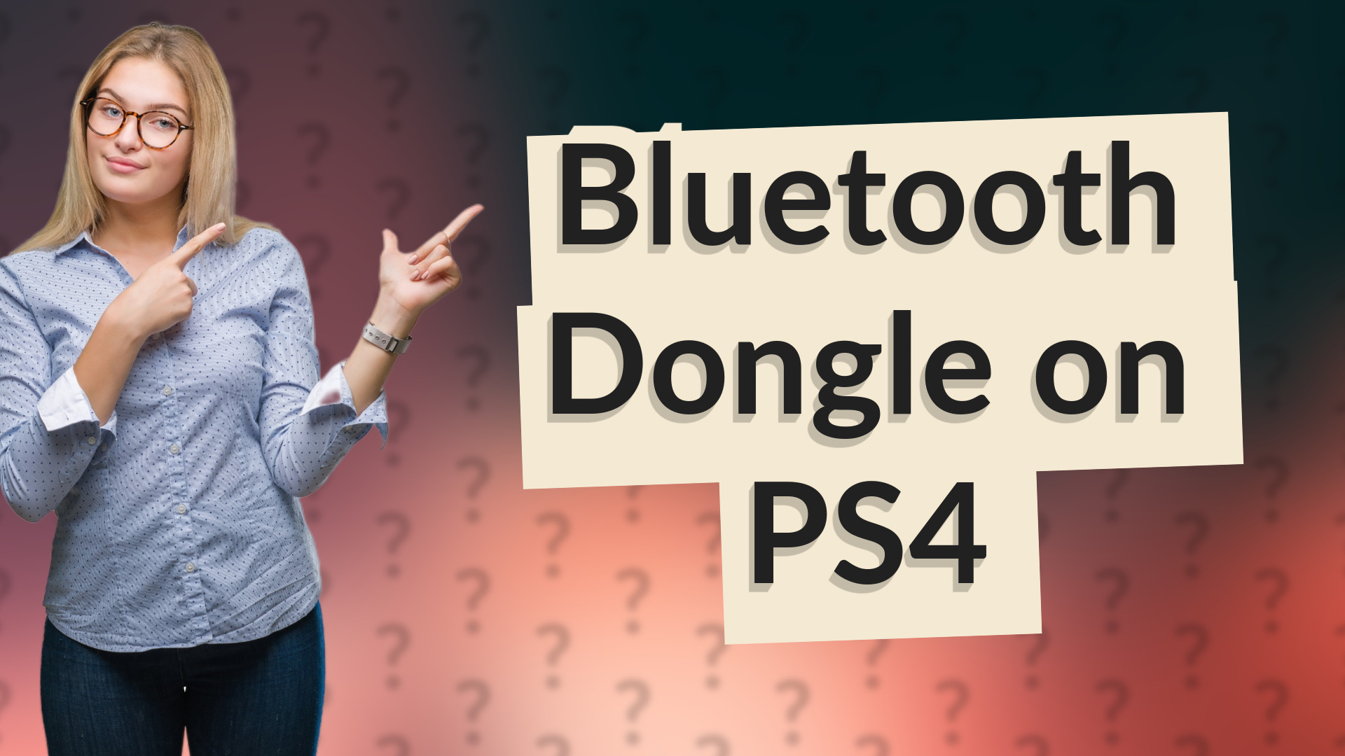 Bluetooth Dongle on PS4