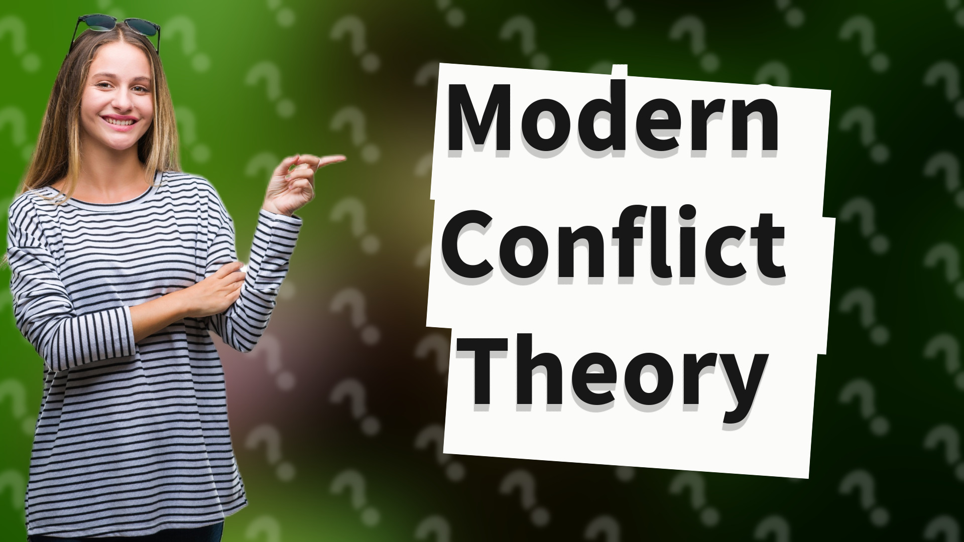 Modern Conflict Theory