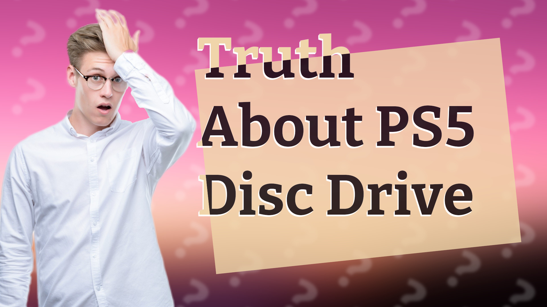 Truth About PS5 Disc Drive