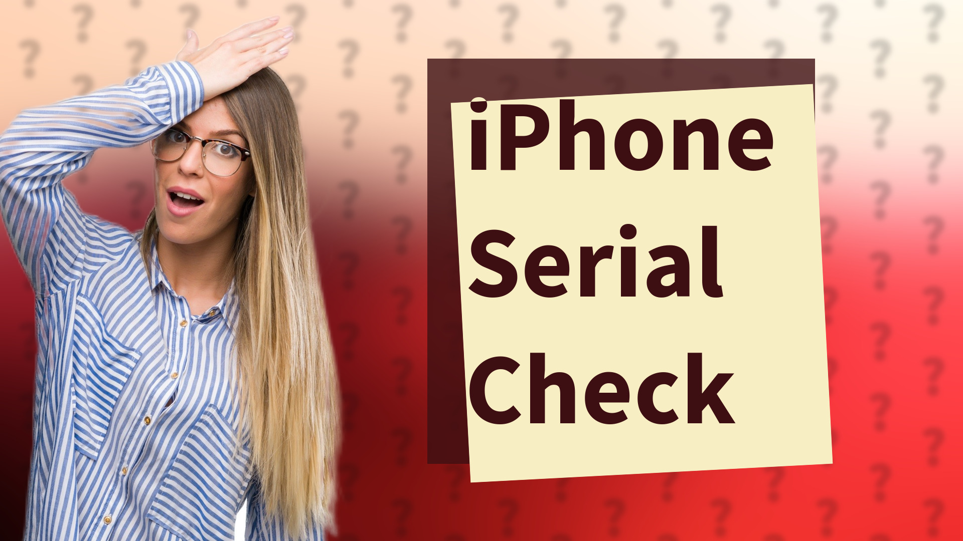 iPhone Serial Check