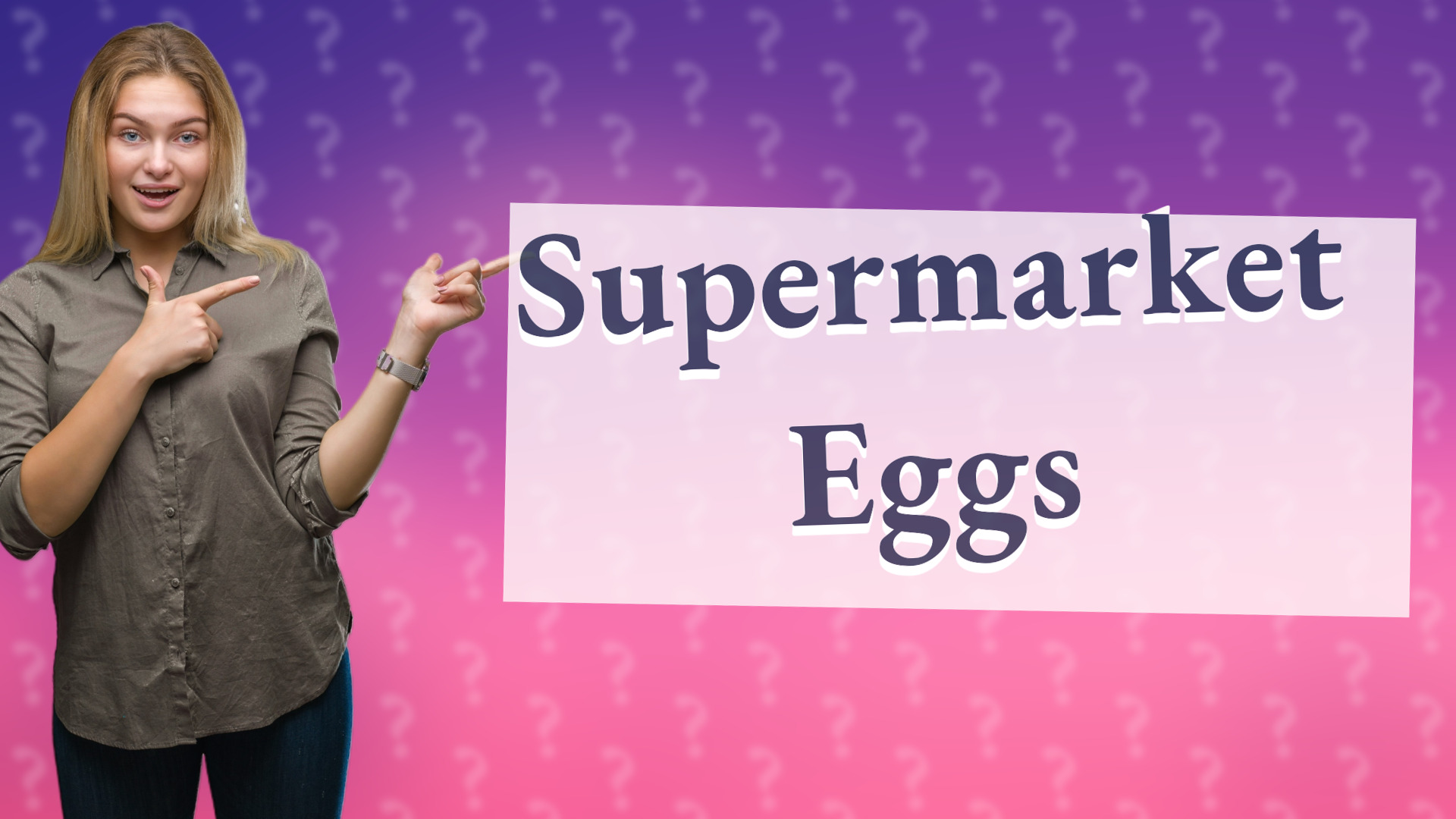Supermarket Eggs