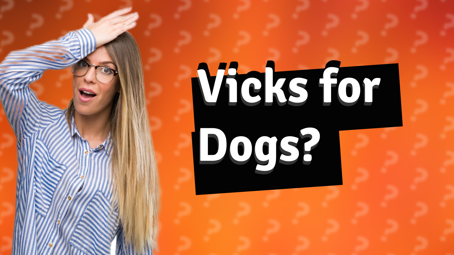 Vicks for Dogs?