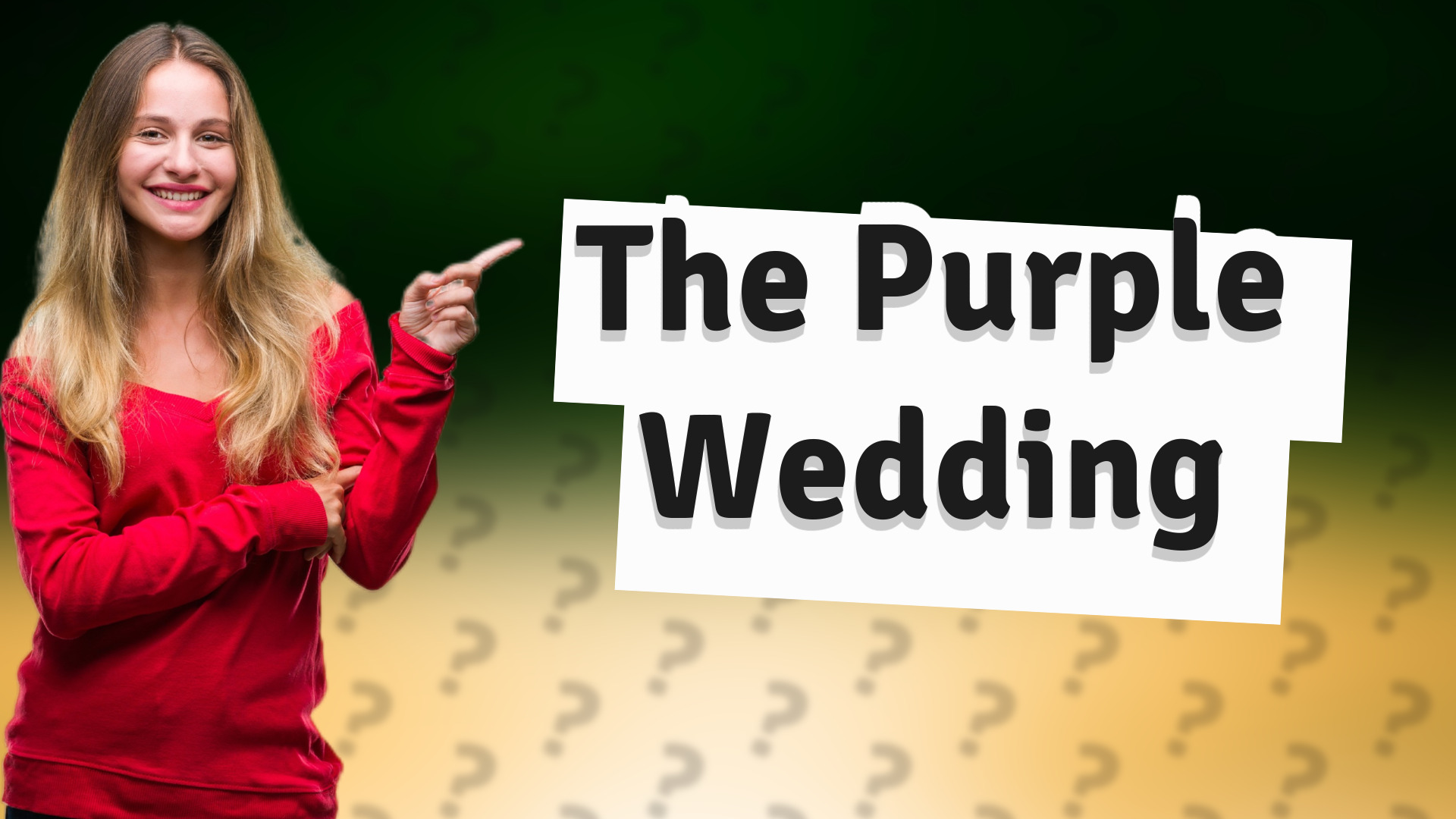 The Purple Wedding