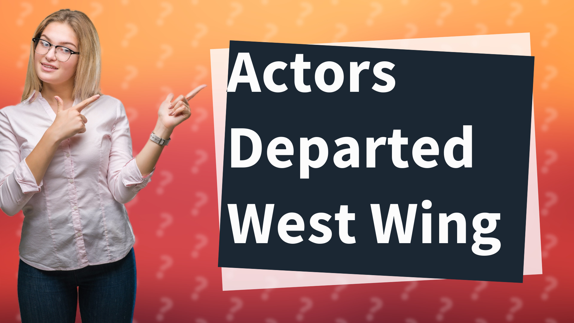 Actors Departed West Wing