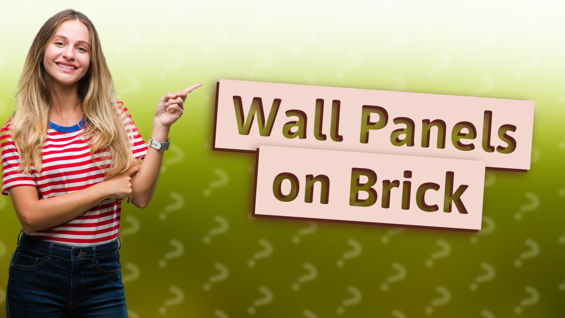 Wall Panels on Brick