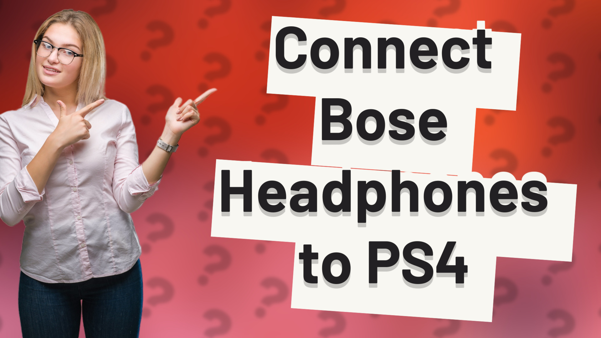 Connect Bose Headphones to PS4