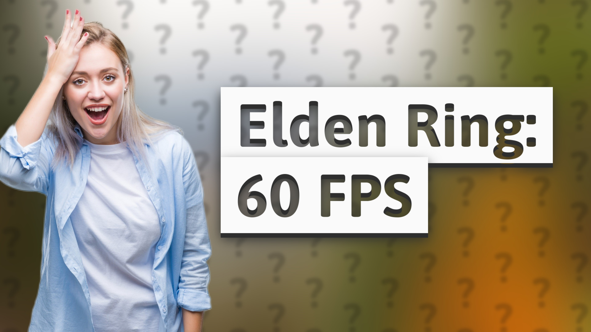 Elden Ring: 60 FPS