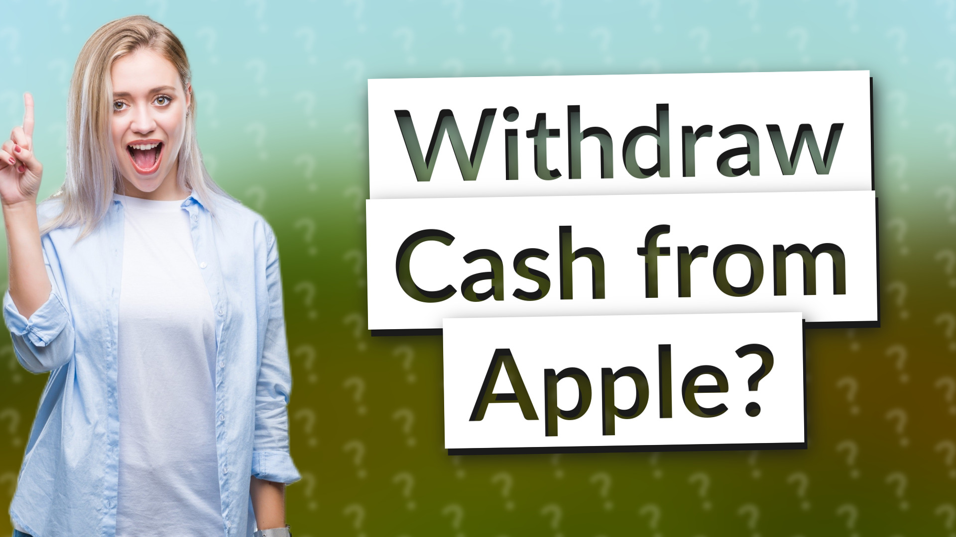 Withdraw Cash from Apple?