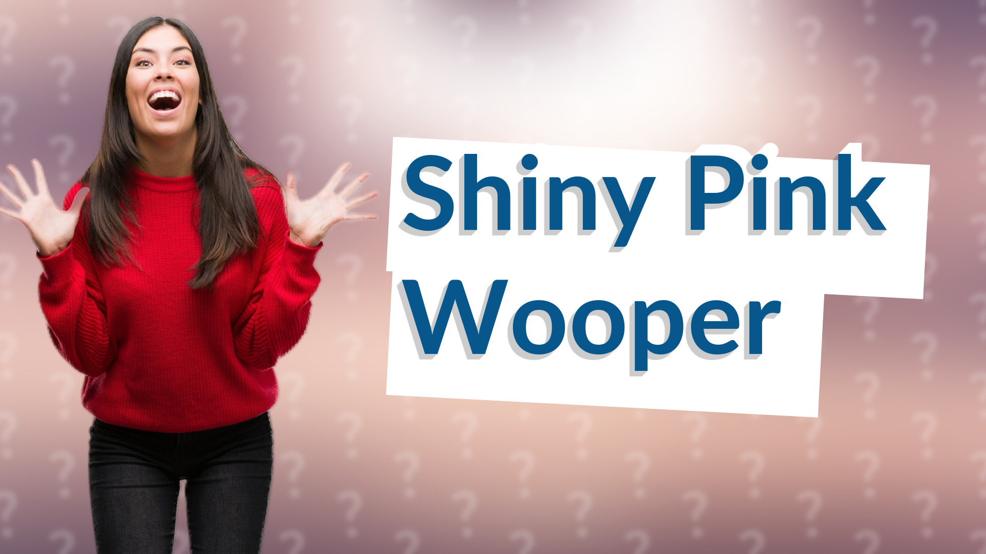 Shiny Pink Wooper