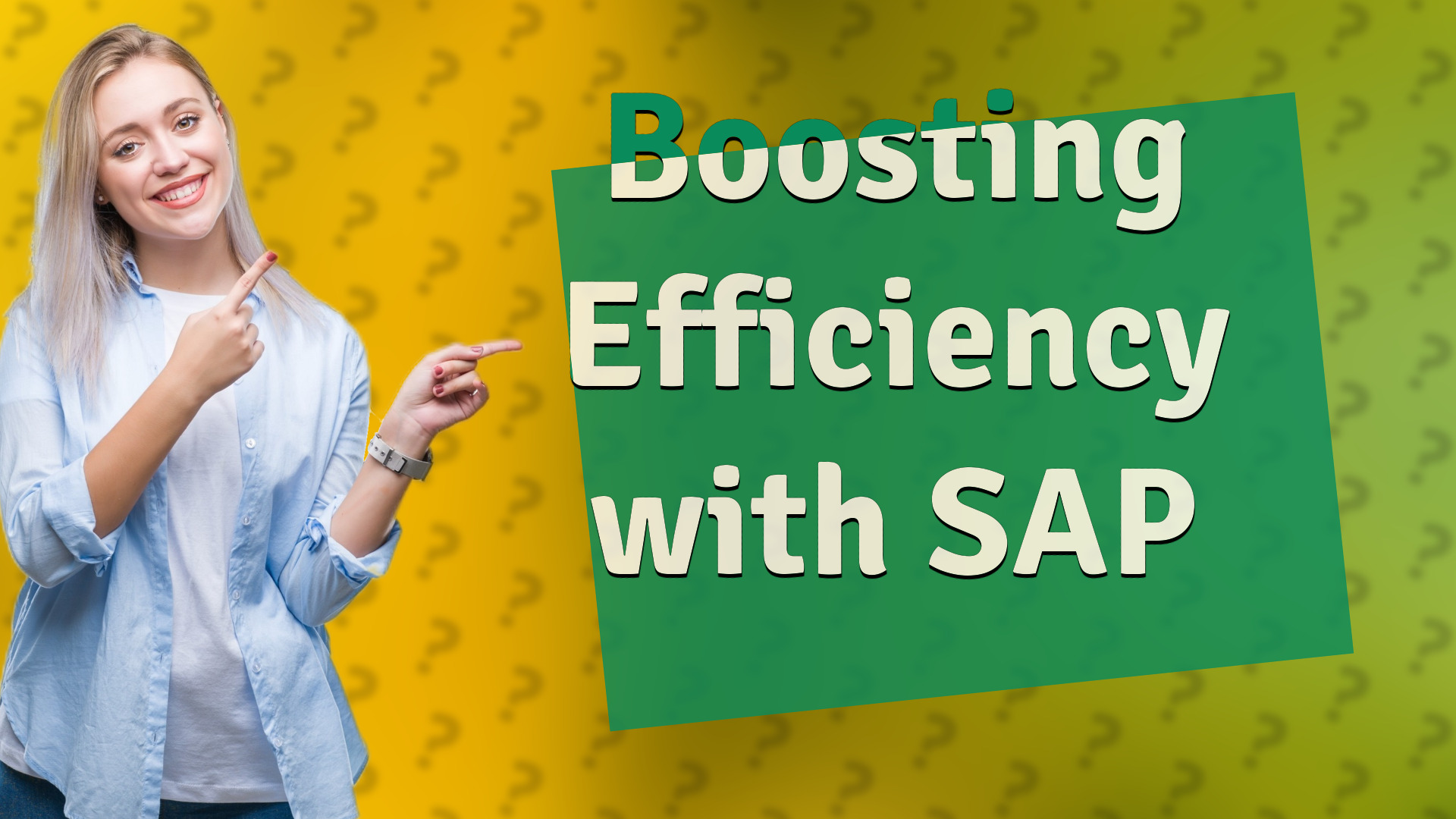 Boosting Efficiency with SAP