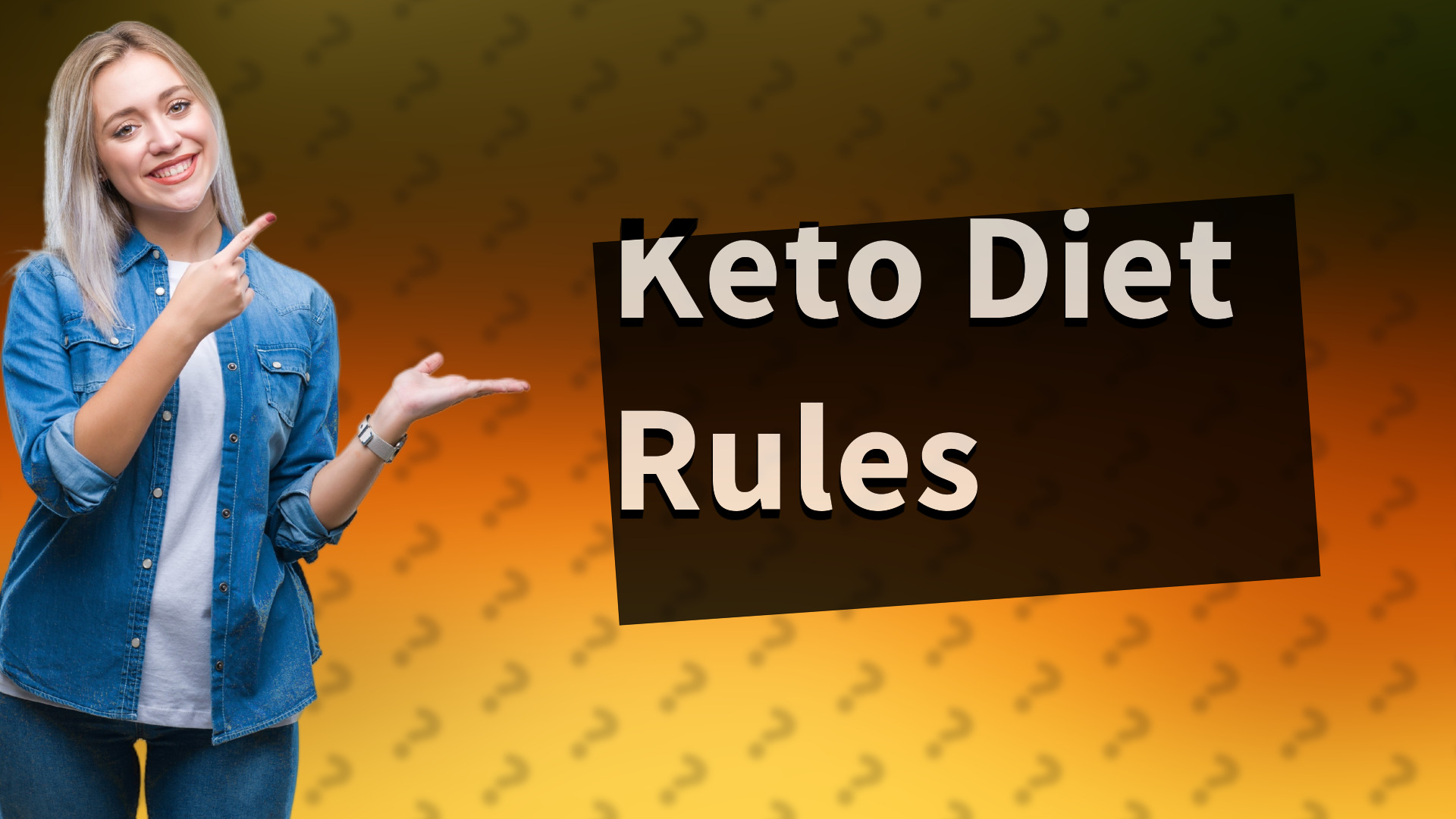 Keto Diet Rules