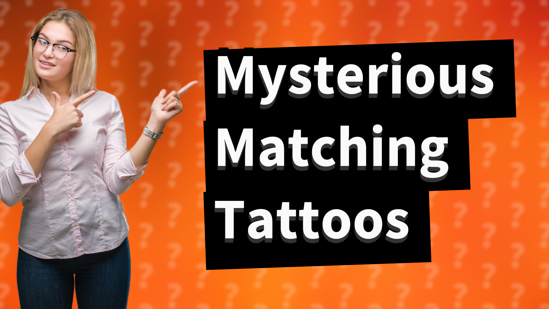 Mysterious Matching Tattoos