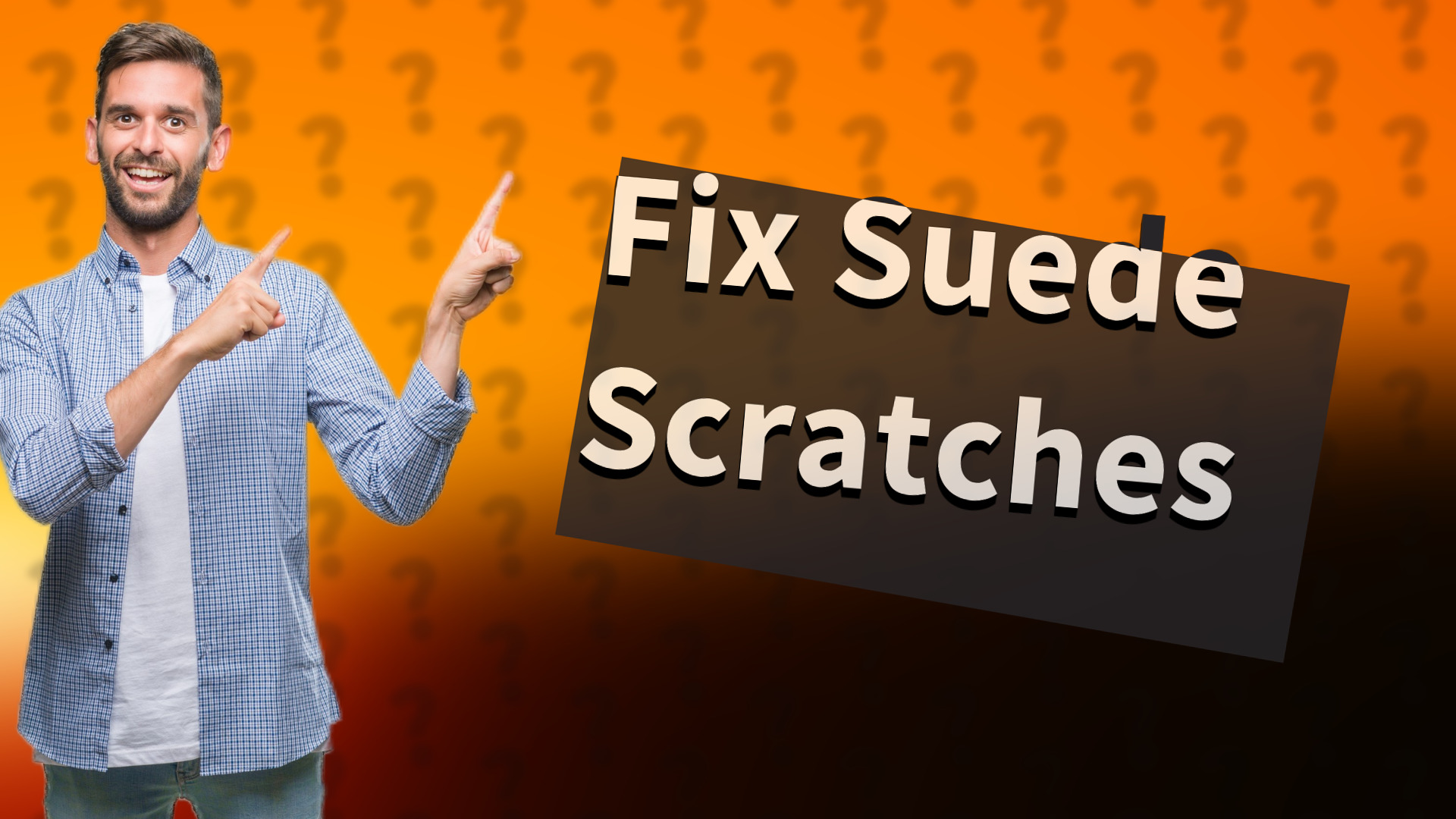 Fix Suede Scratches