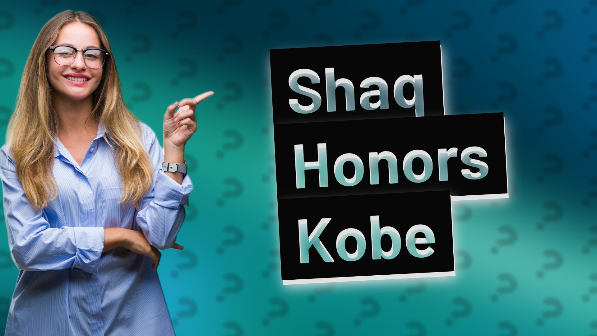 Shaq Honors Kobe