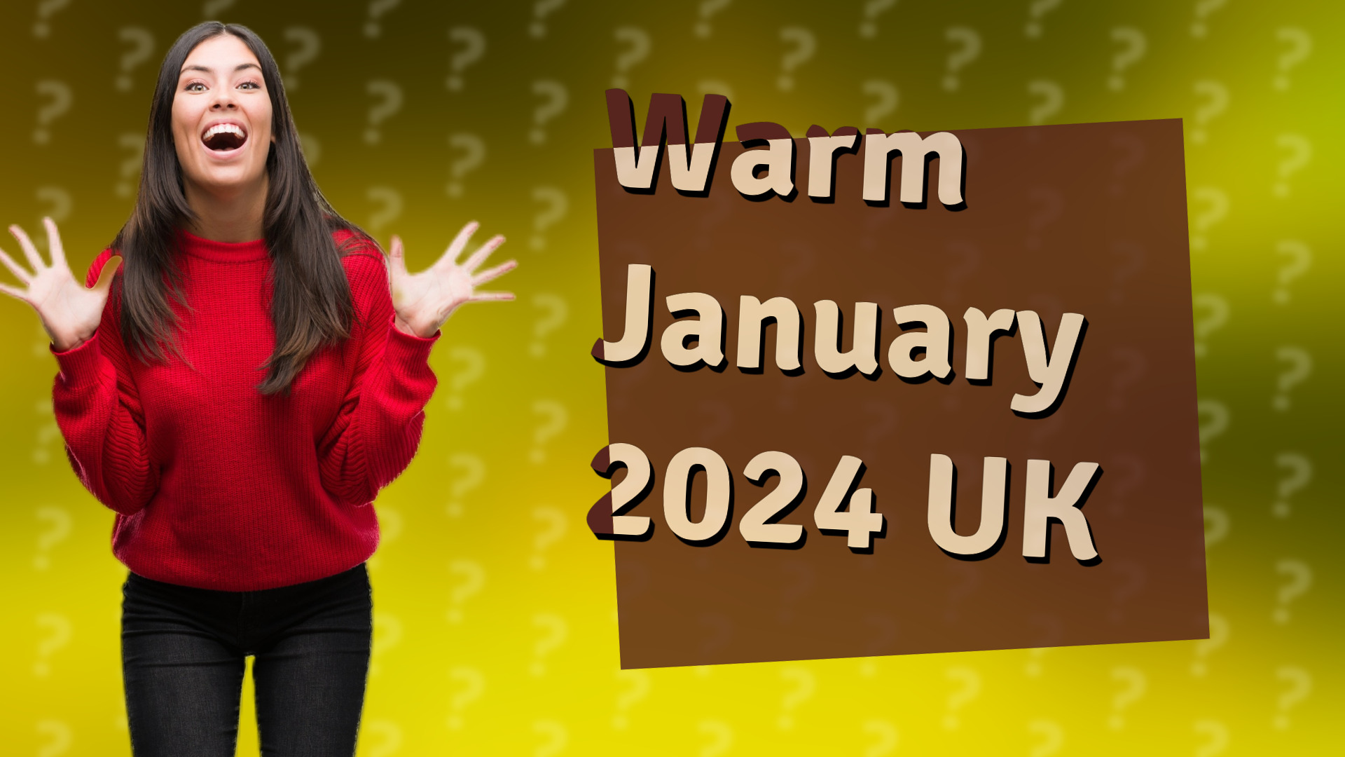 Warm January 2024 UK