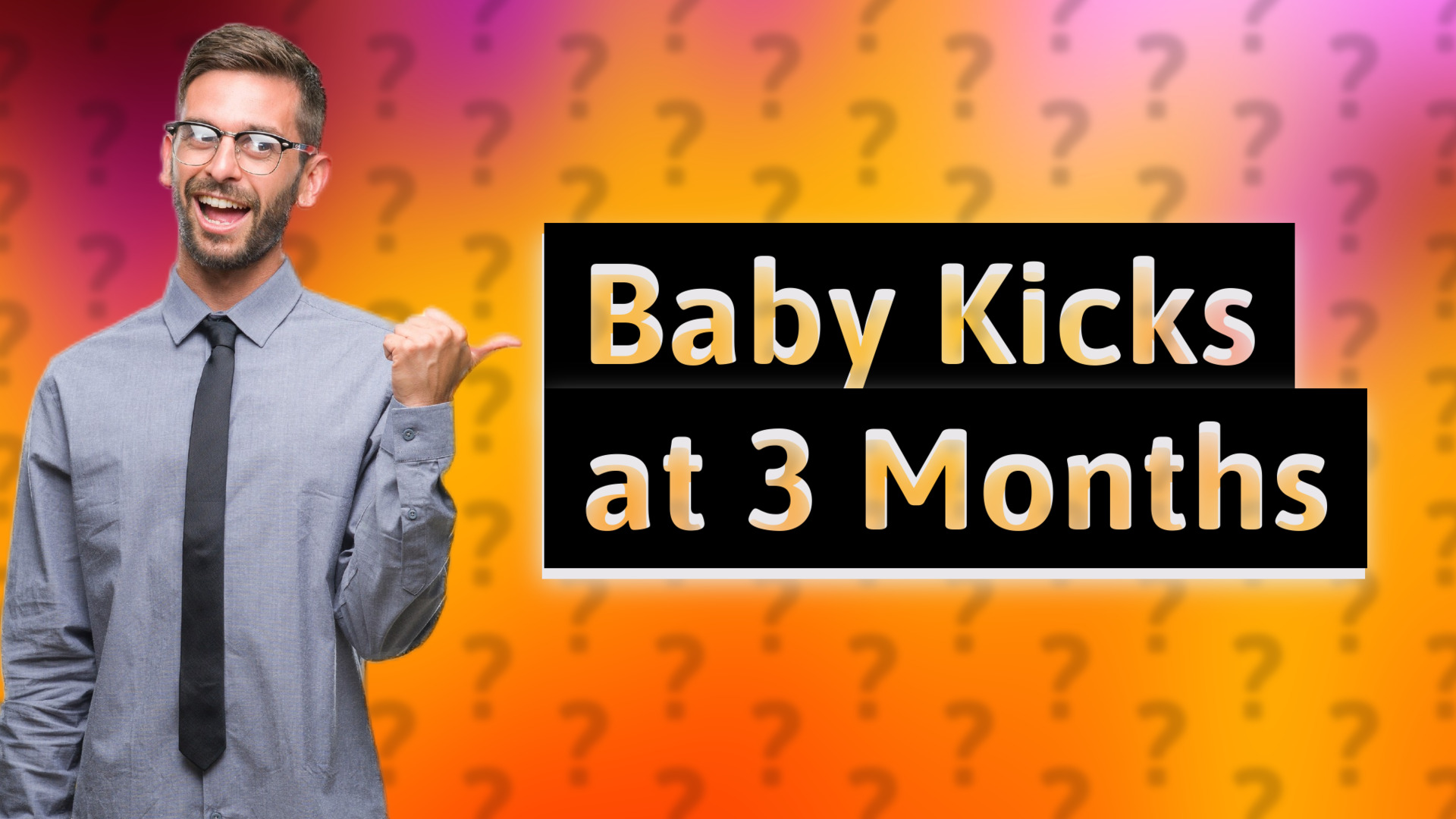 Baby Kicks at 3 Months