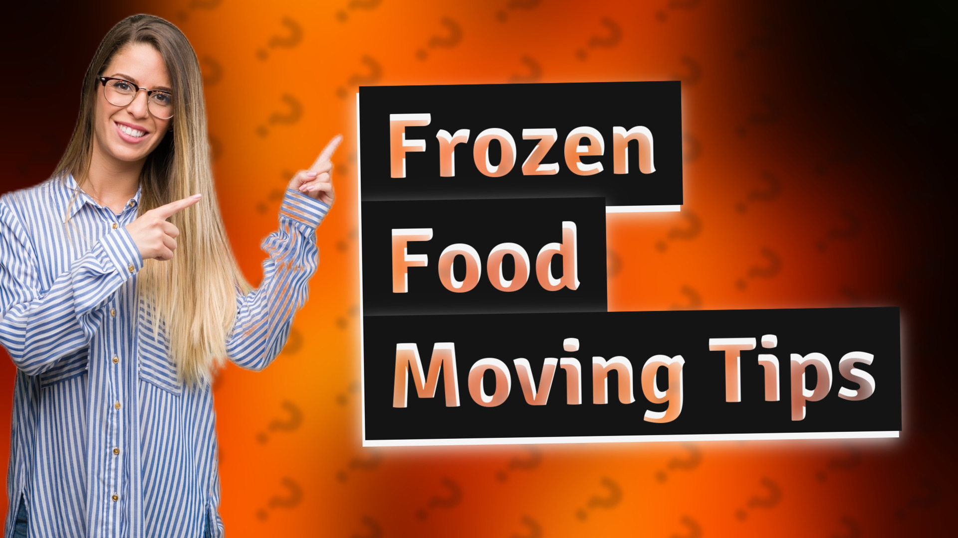 Frozen Food Moving Tips