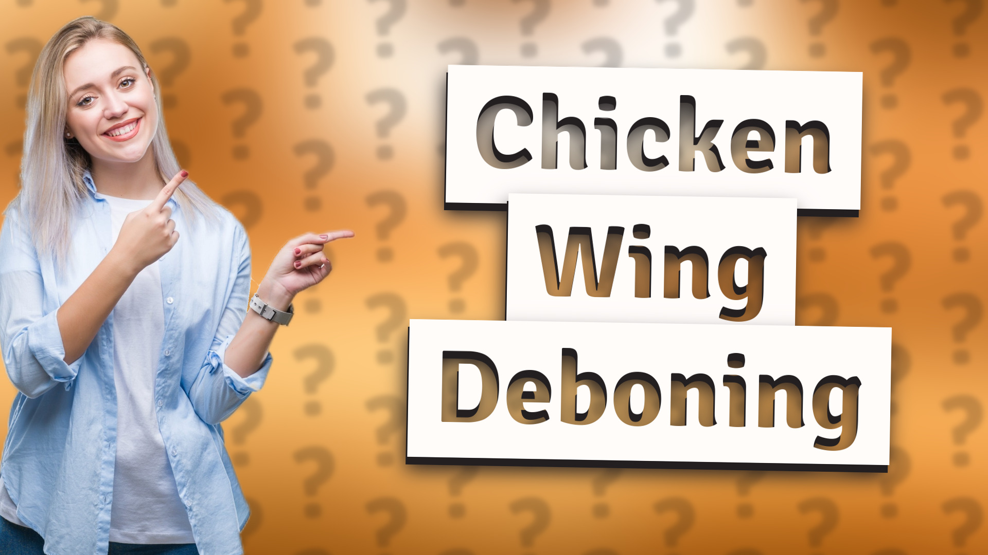 Chicken Wing Deboning