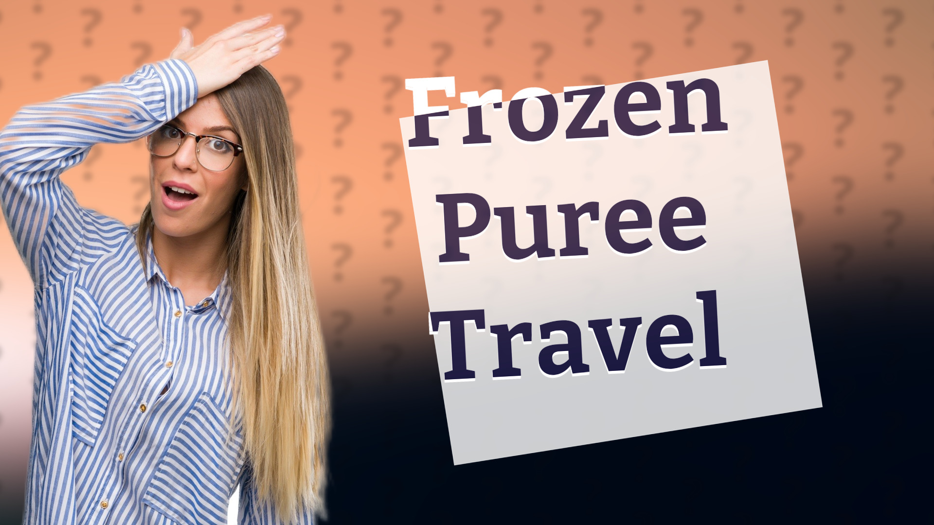 Frozen Puree Travel
