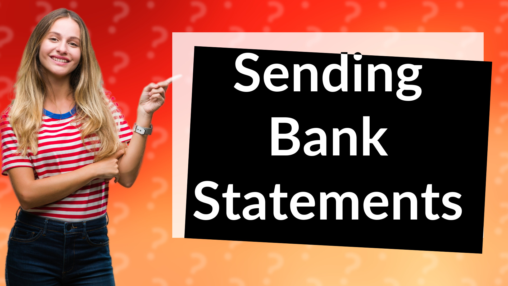 Sending Bank Statements