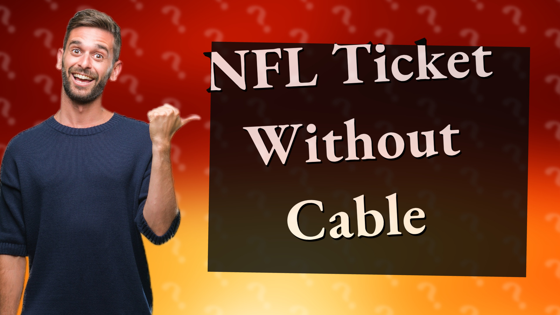 NFL Ticket Without Cable