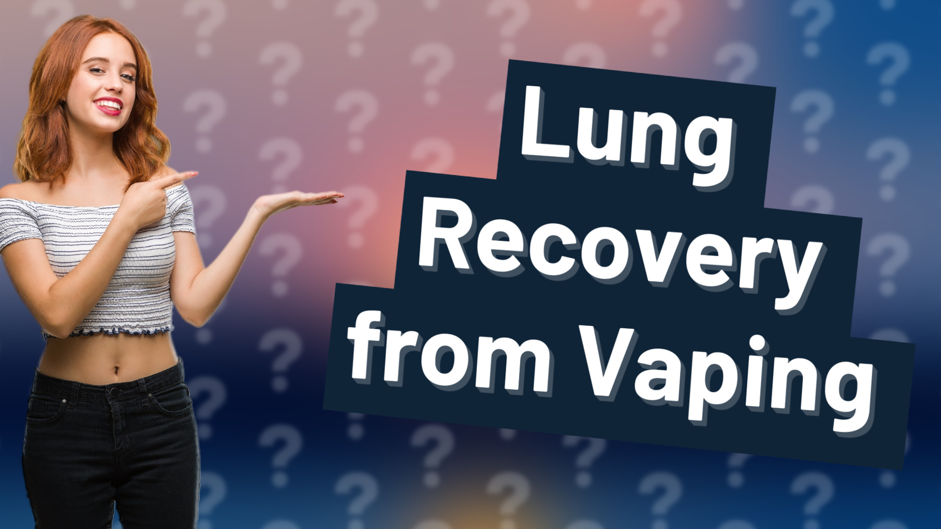 Lung Recovery from Vaping