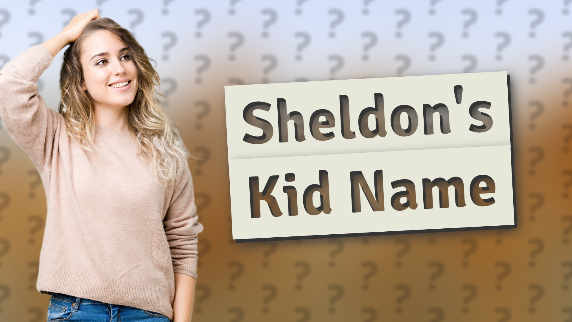 Sheldon's Kid Name