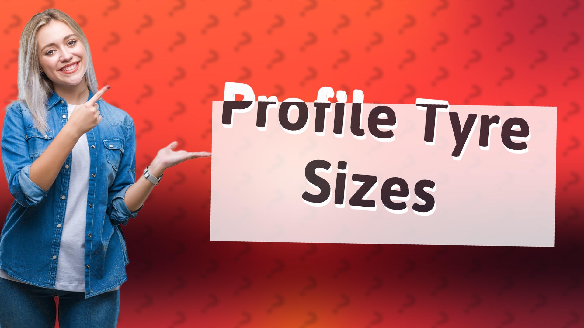 Profile Tyre Sizes