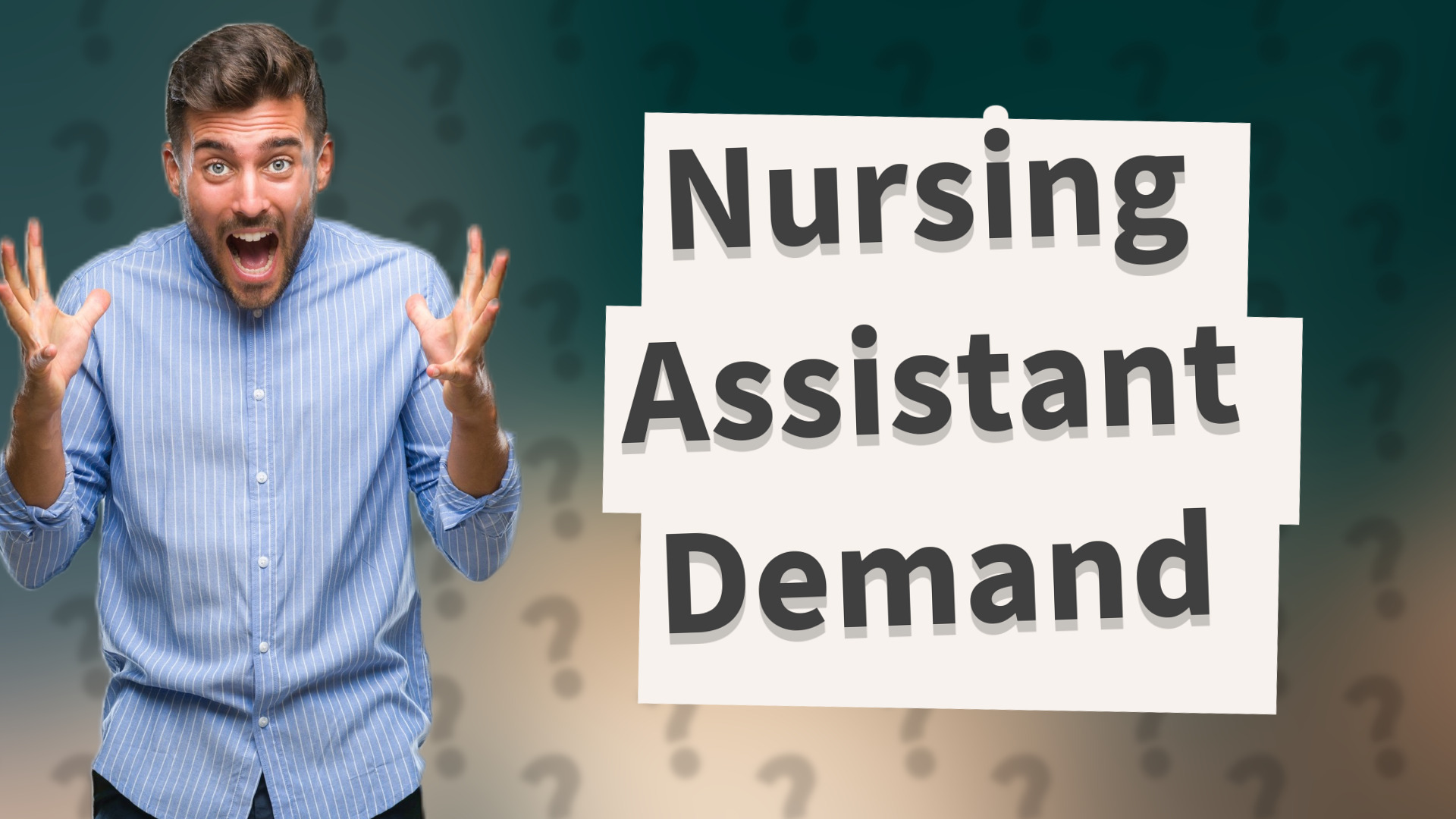 Nursing Assistant Demand