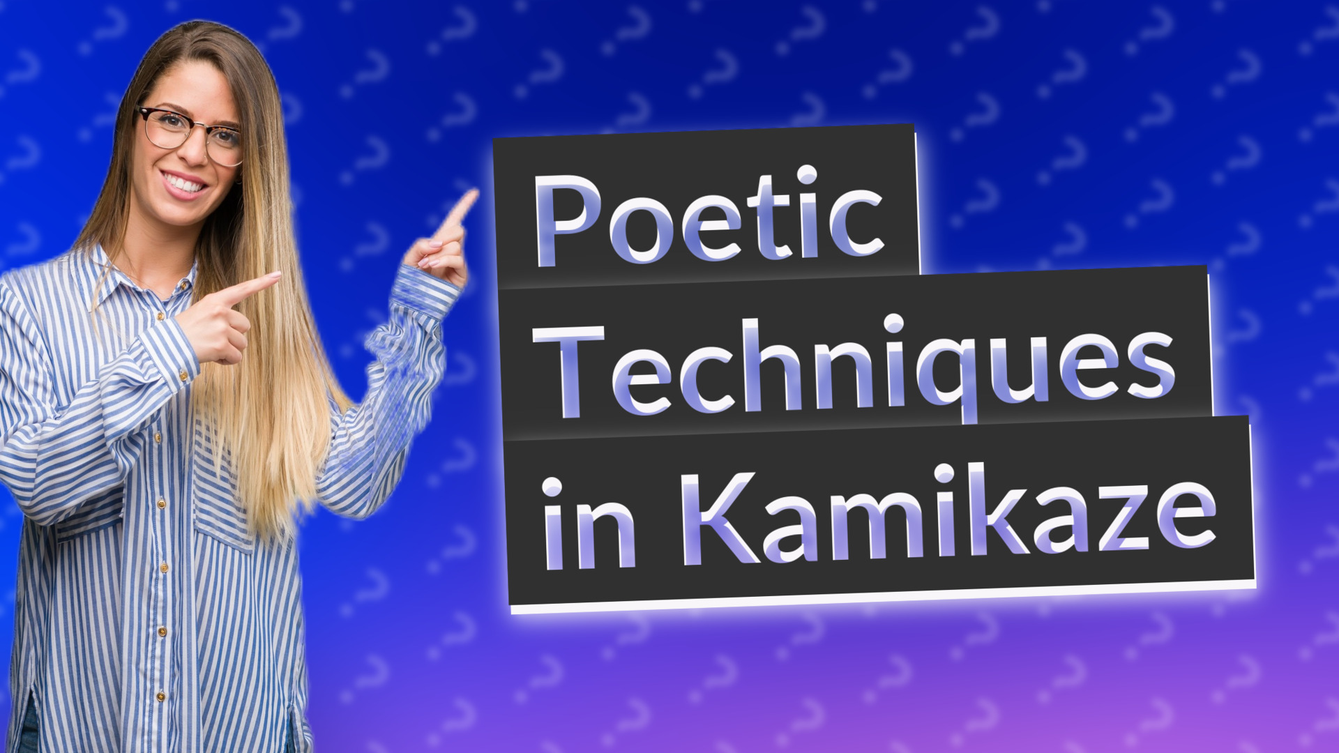 Poetic Techniques in Kamikaze