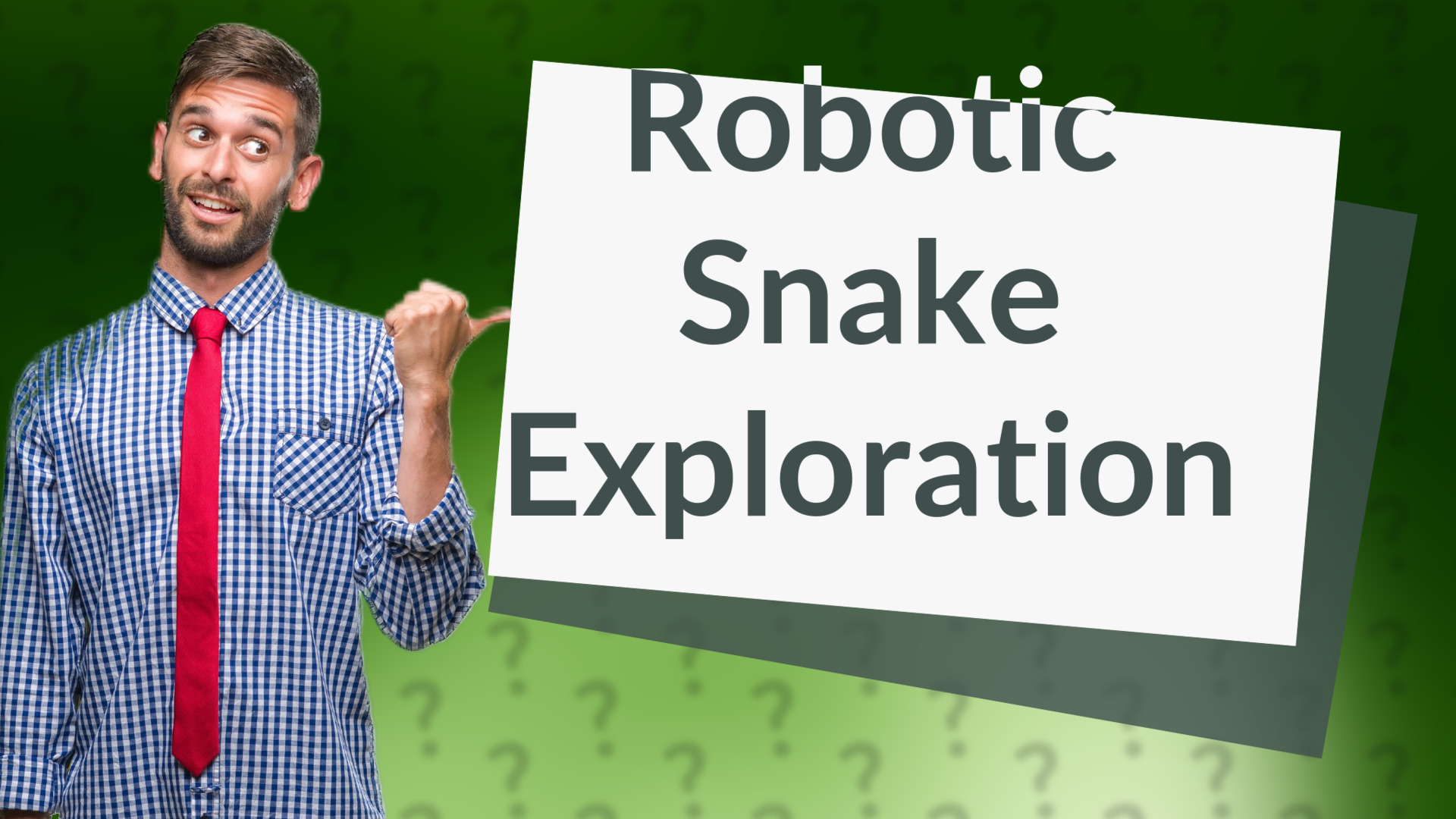 Robotic Snake Exploration