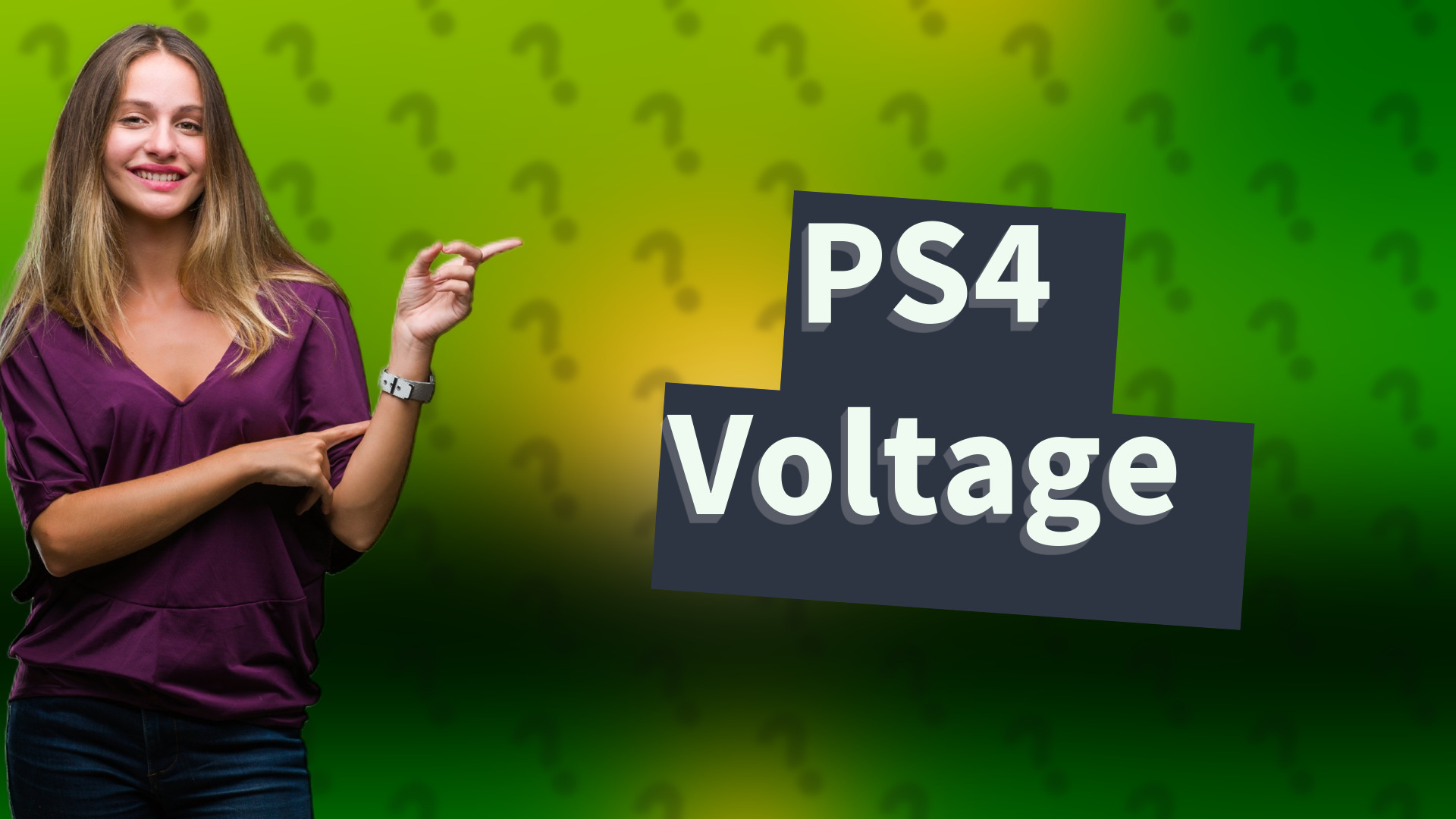 PS4 Voltage