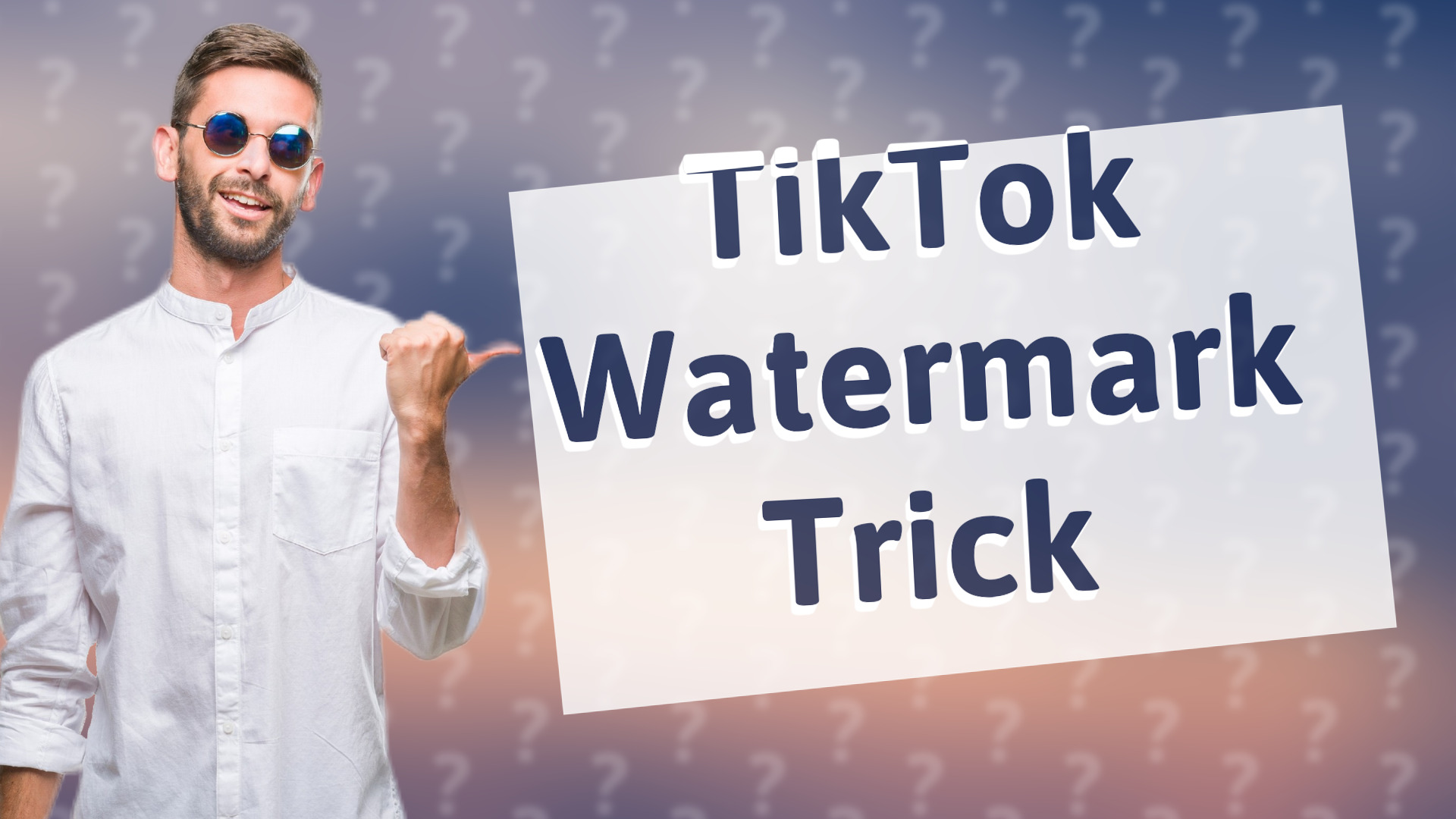 TikTok Watermark Trick