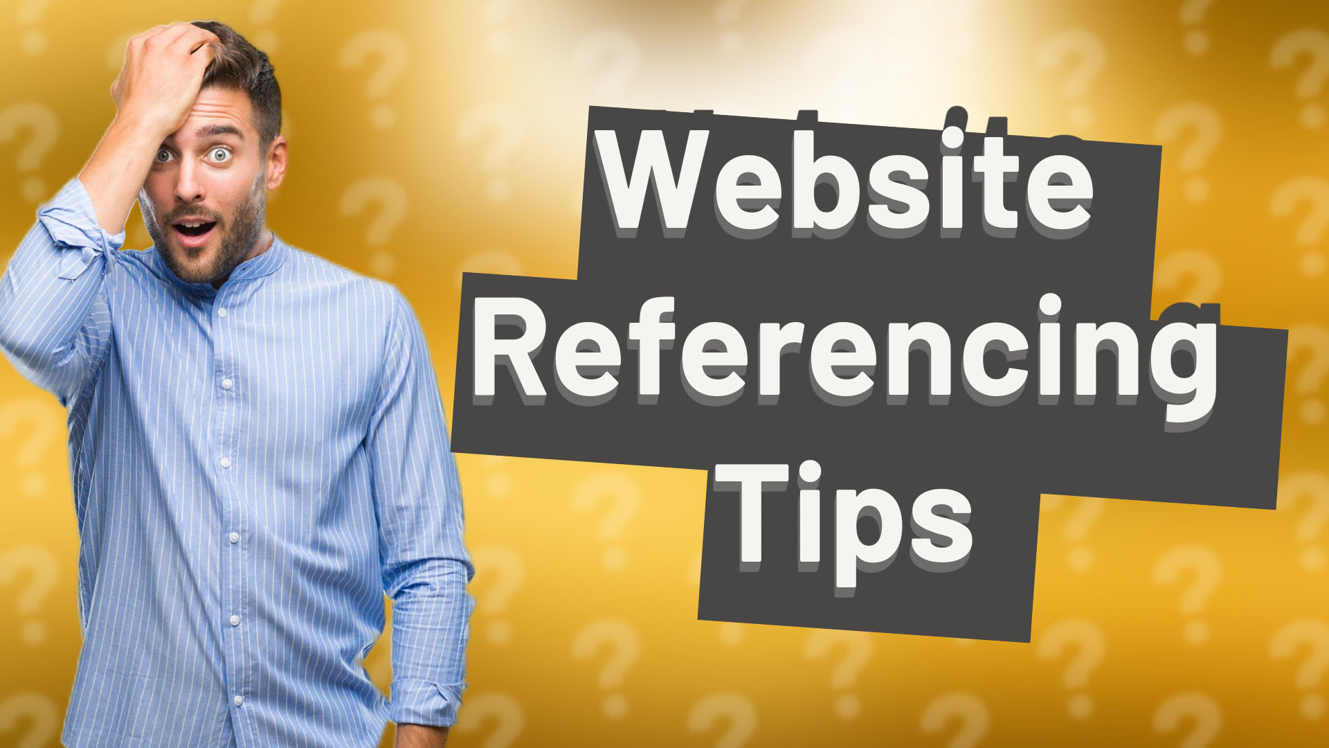 Website Referencing Tips