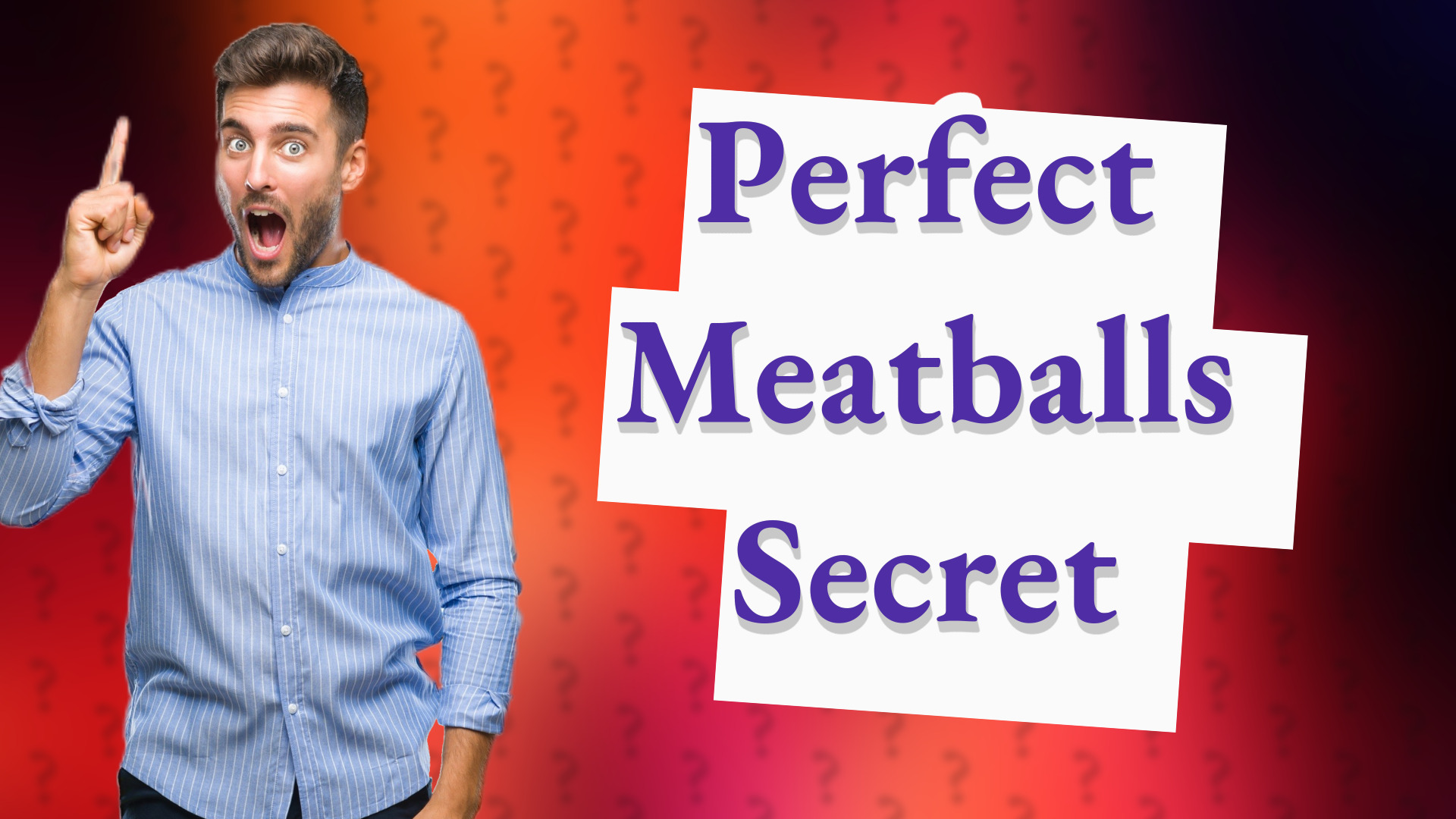 Perfect Meatballs Secret