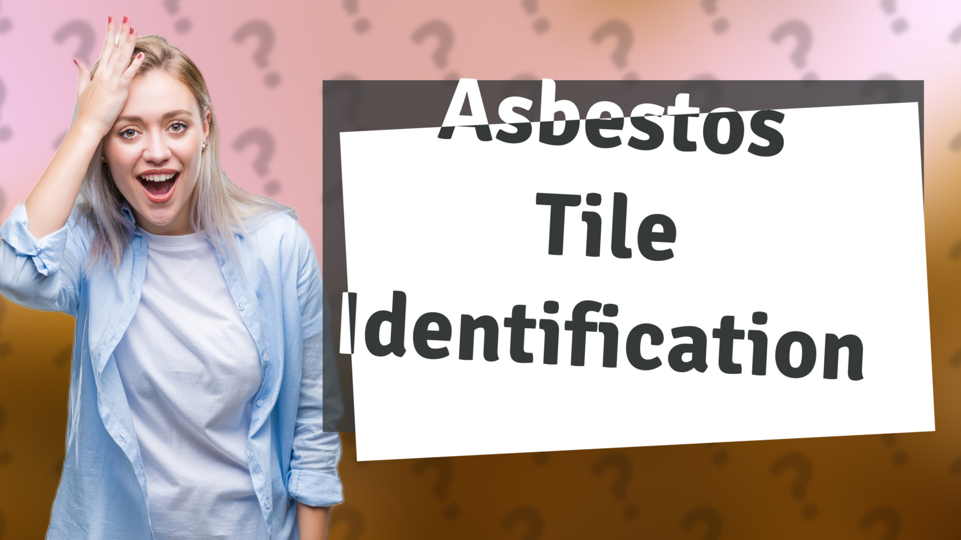 Asbestos Tile Identification
