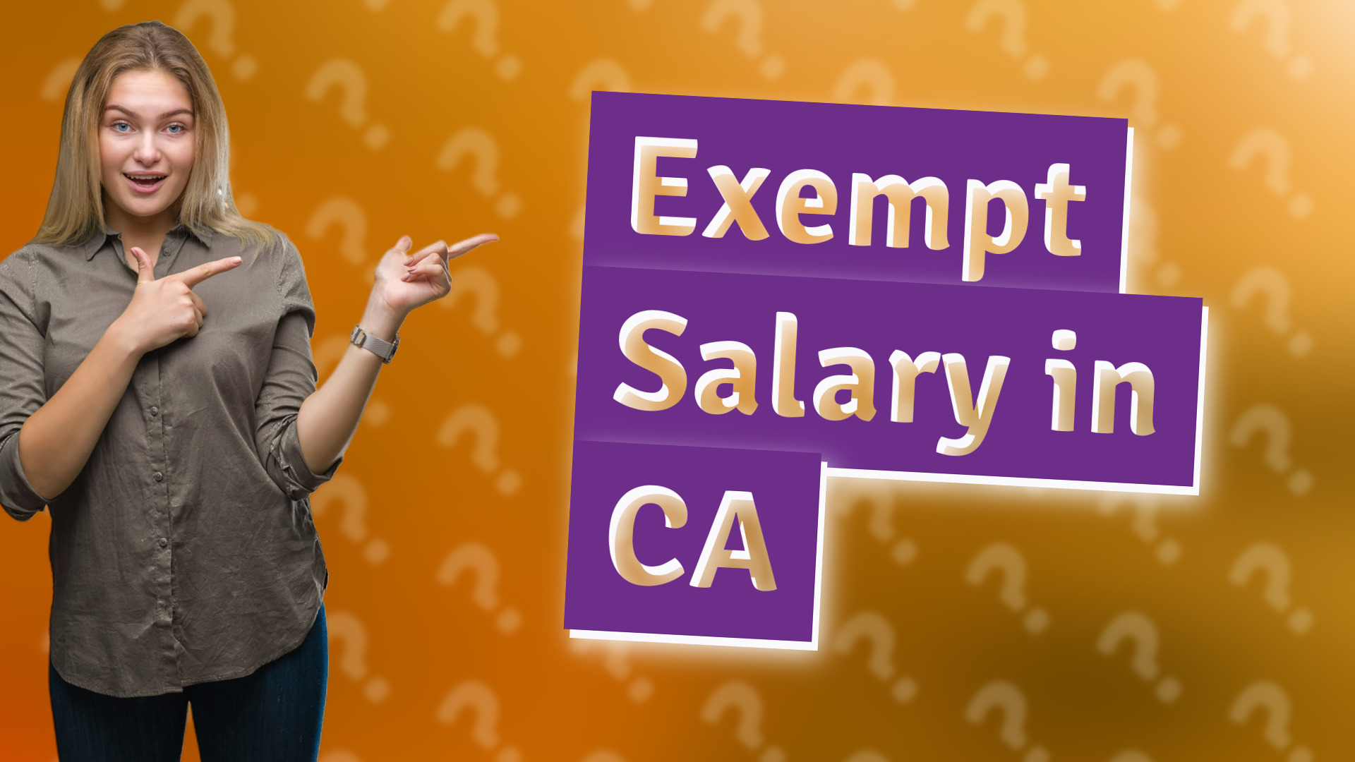 Exempt Salary in CA