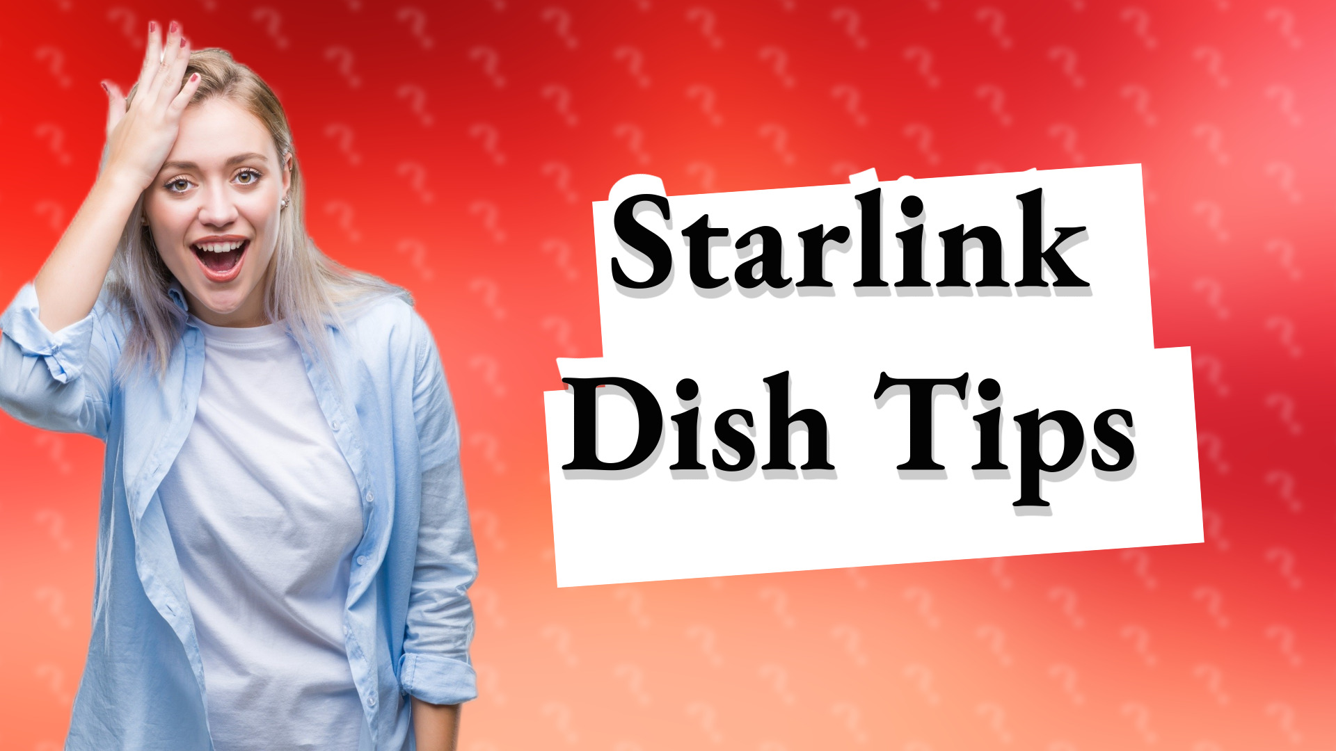 Starlink Dish Tips