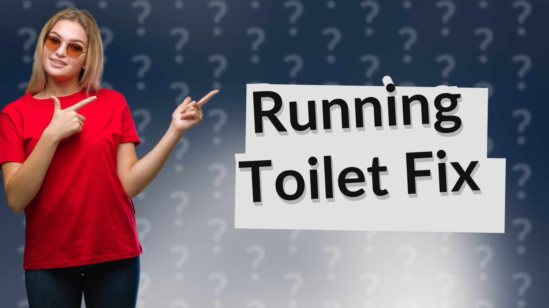 Running Toilet Fix