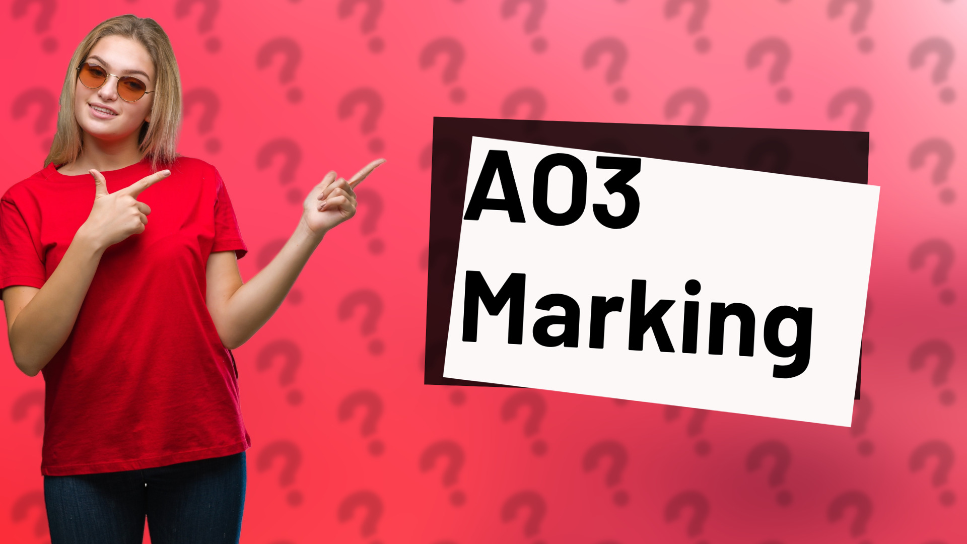 AO3 Marking