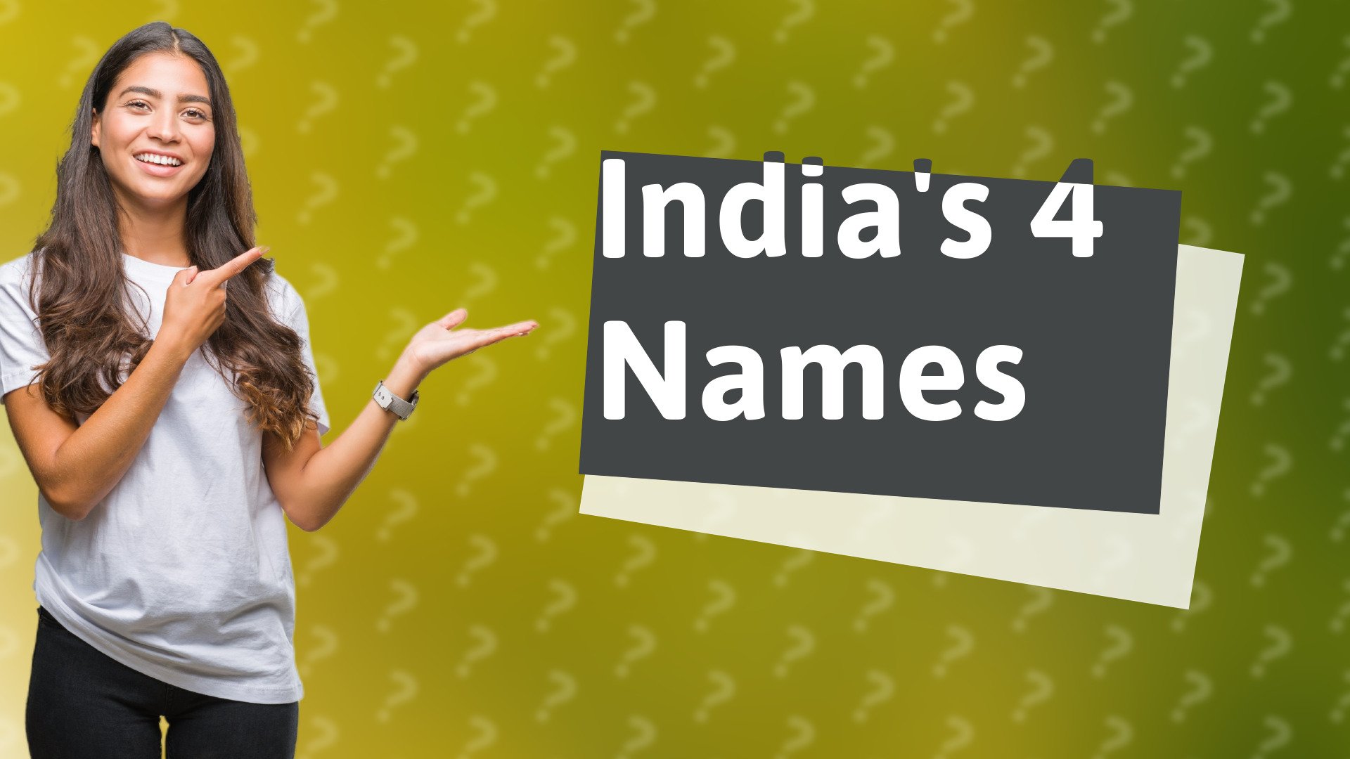 India's 4 Names