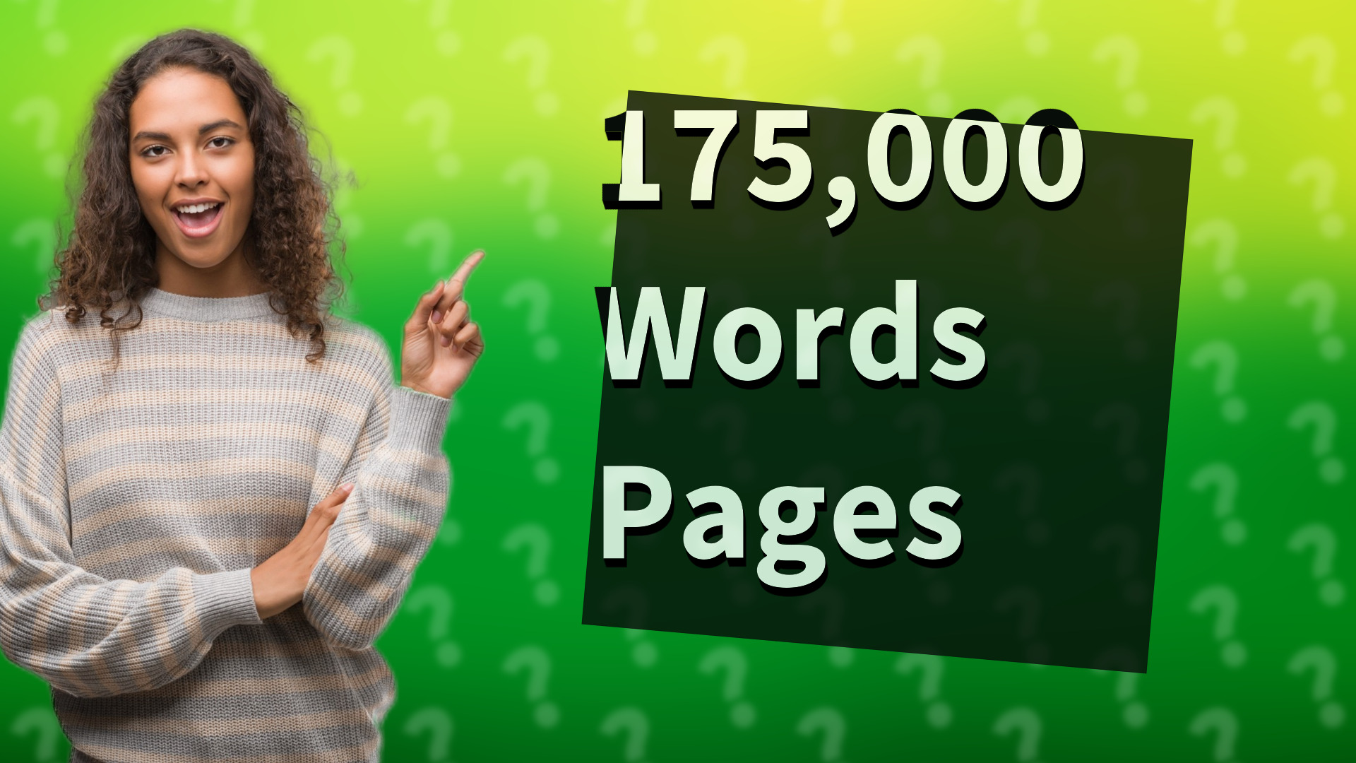 175,000 Words Pages