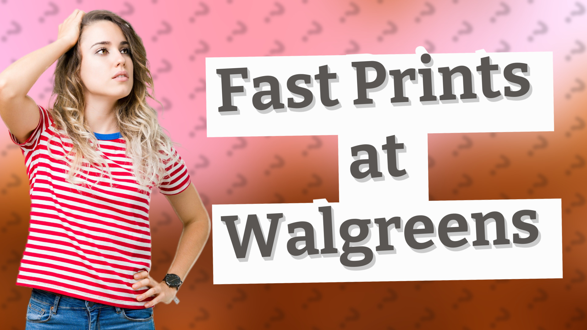 Fast Prints at Walgreens