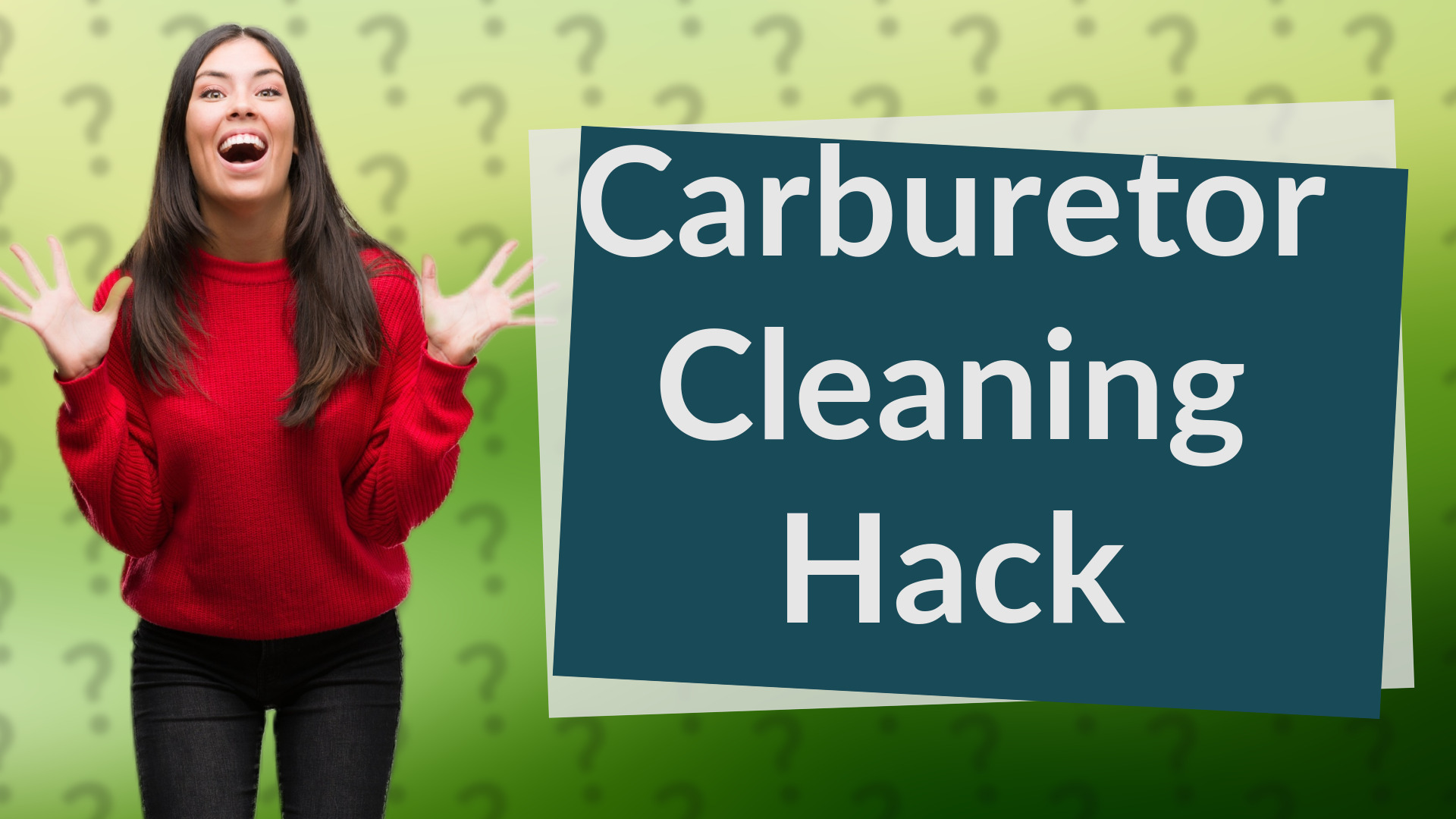 Carburetor Cleaning Hack